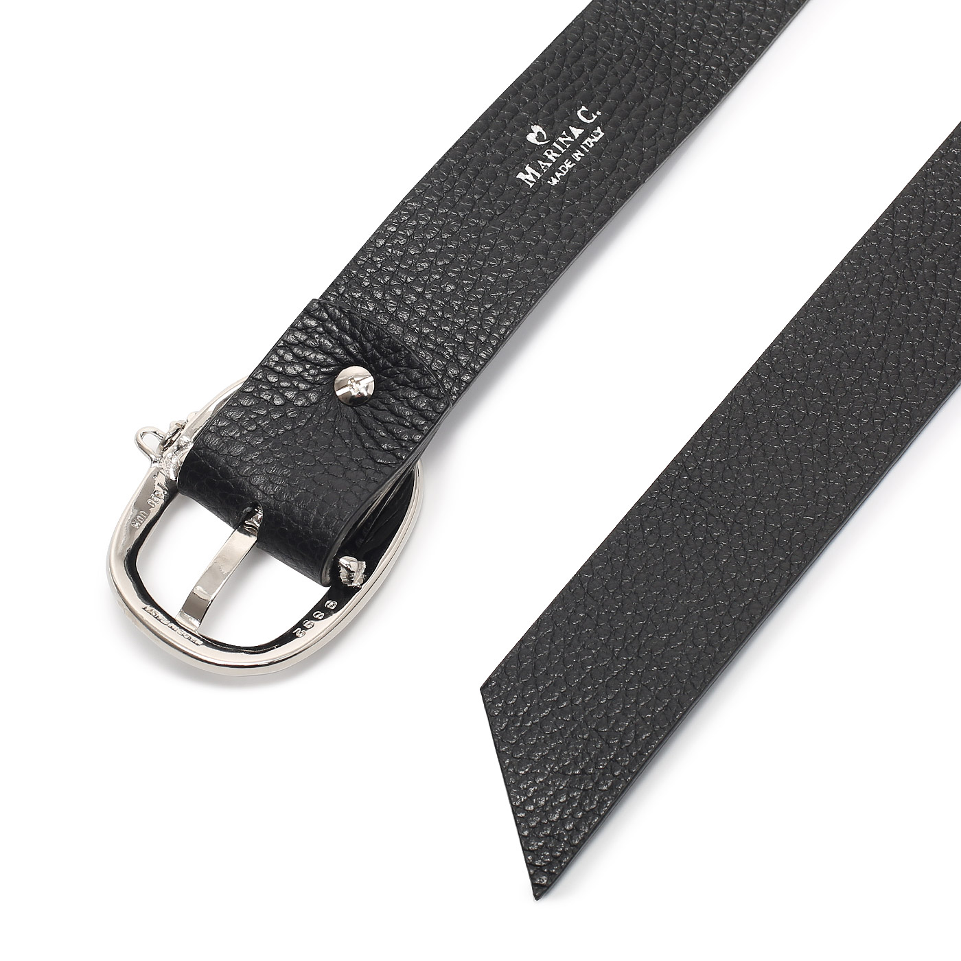 Кожаный ремень с цепочкой Marina Creazioni 