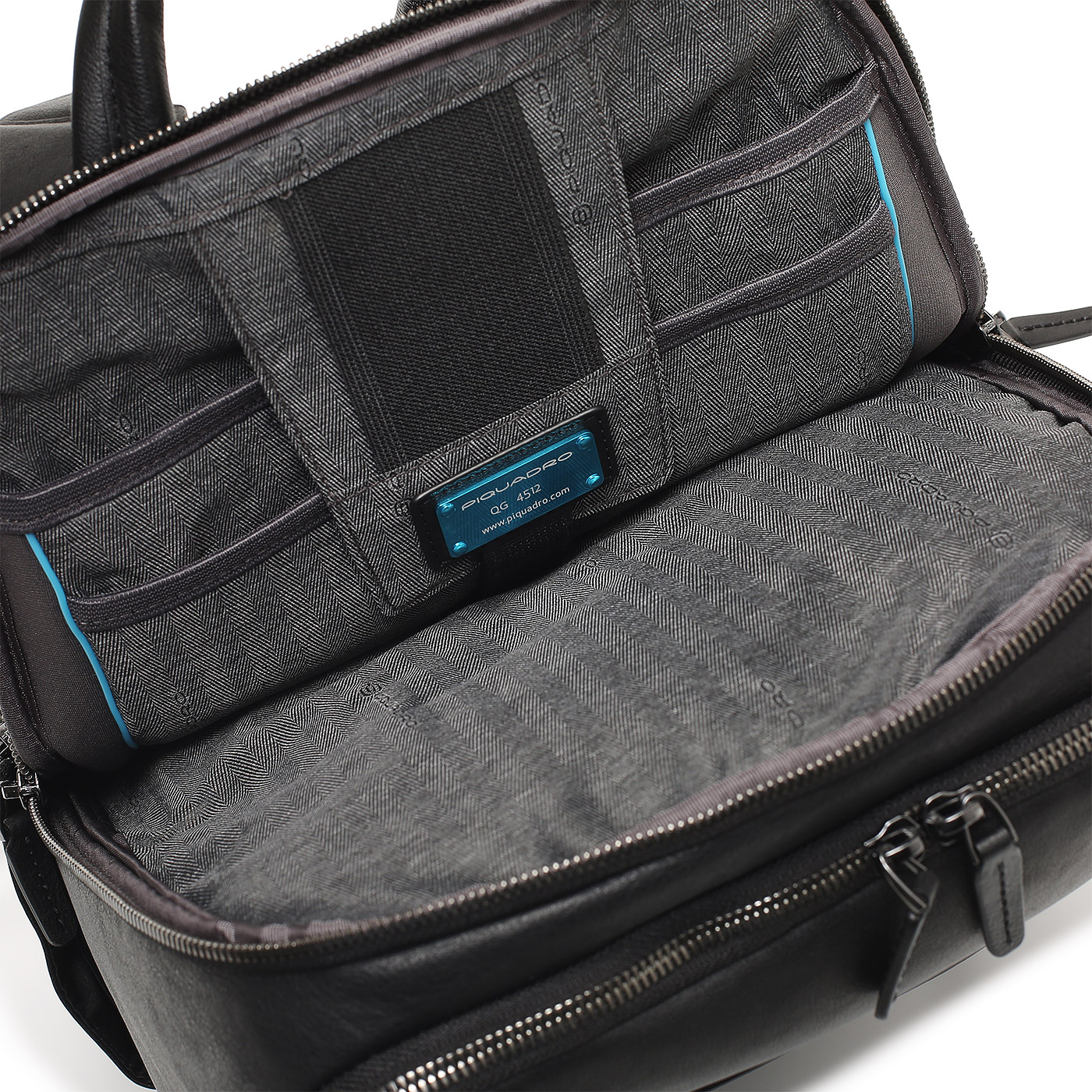 Кожаный рюкзак Piquadro Black square