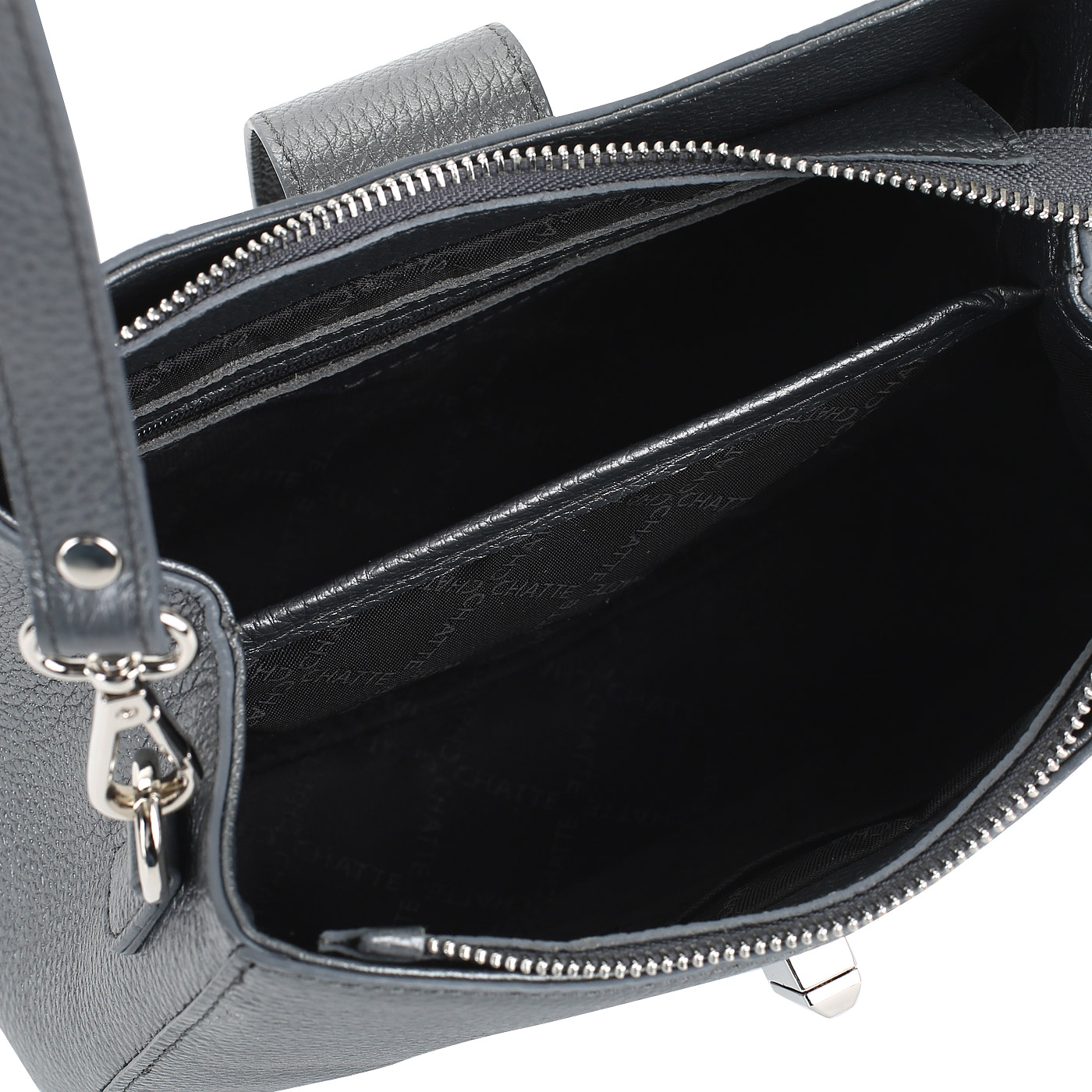 Сумочка из металлизированной кожи Chatte 