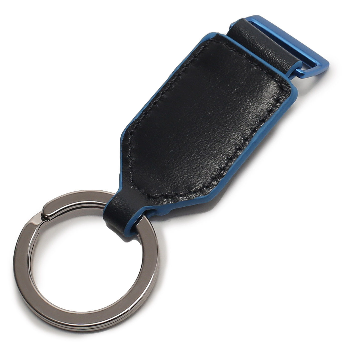 Кожаный брелок Piquadro Blue square