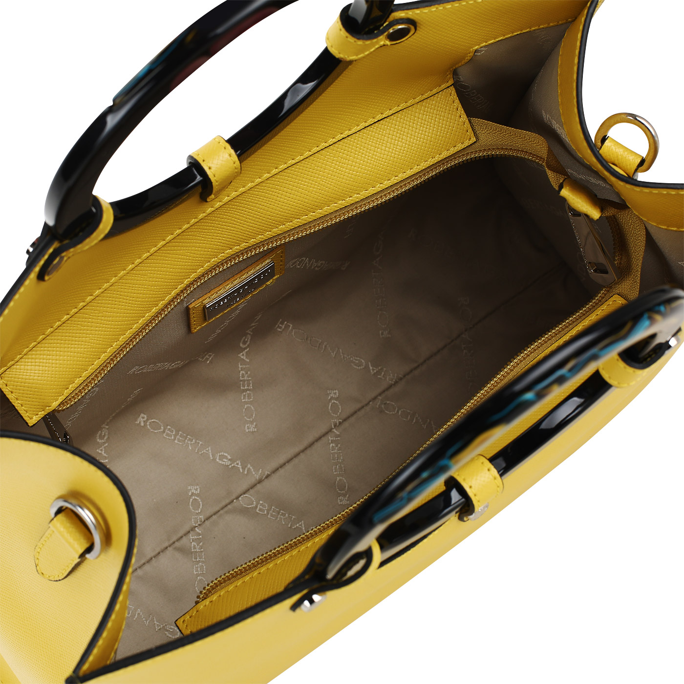 Тисненая сумка на молнии Roberta Gandolfi Ischia