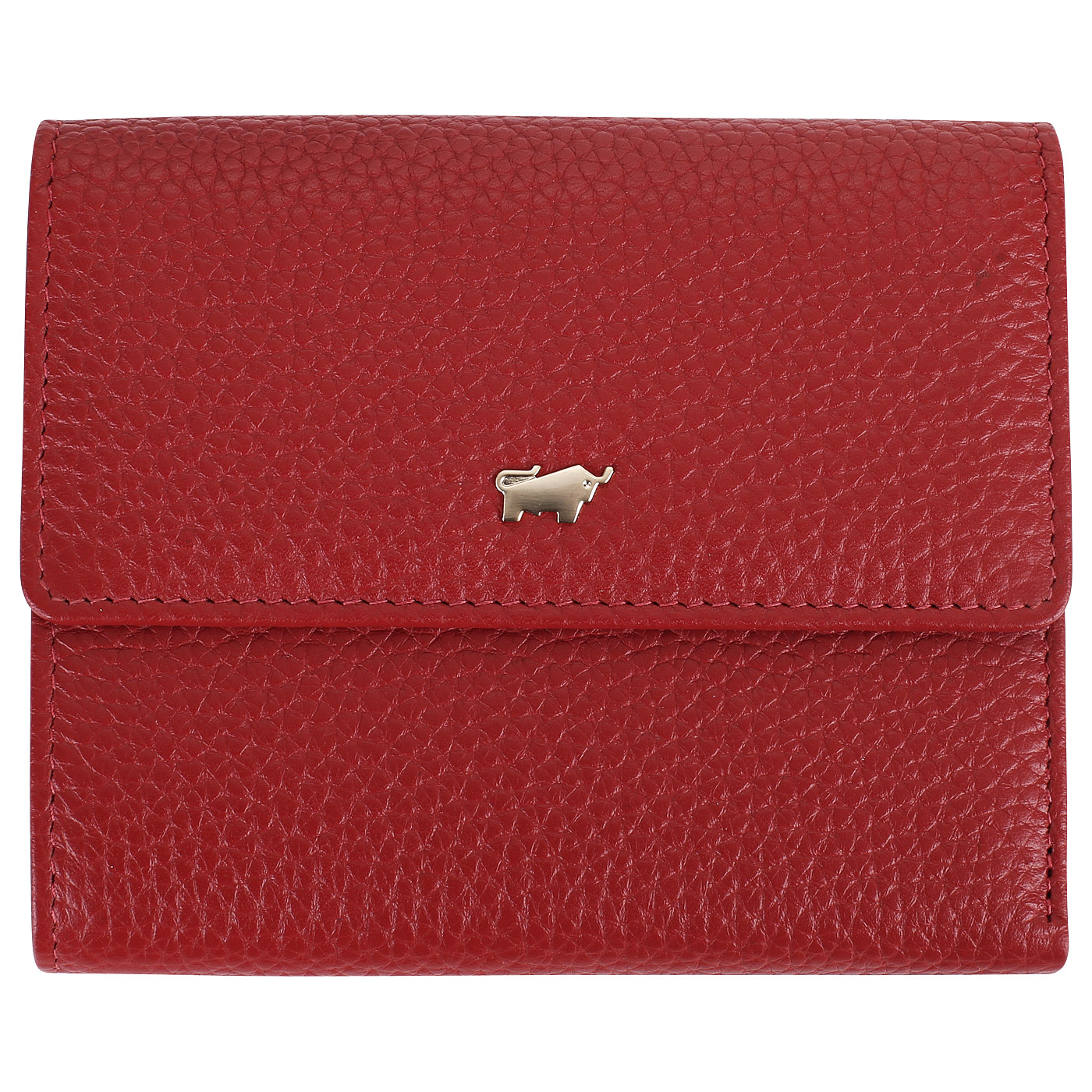 Braun Buffel Красный кошелек на кнопке