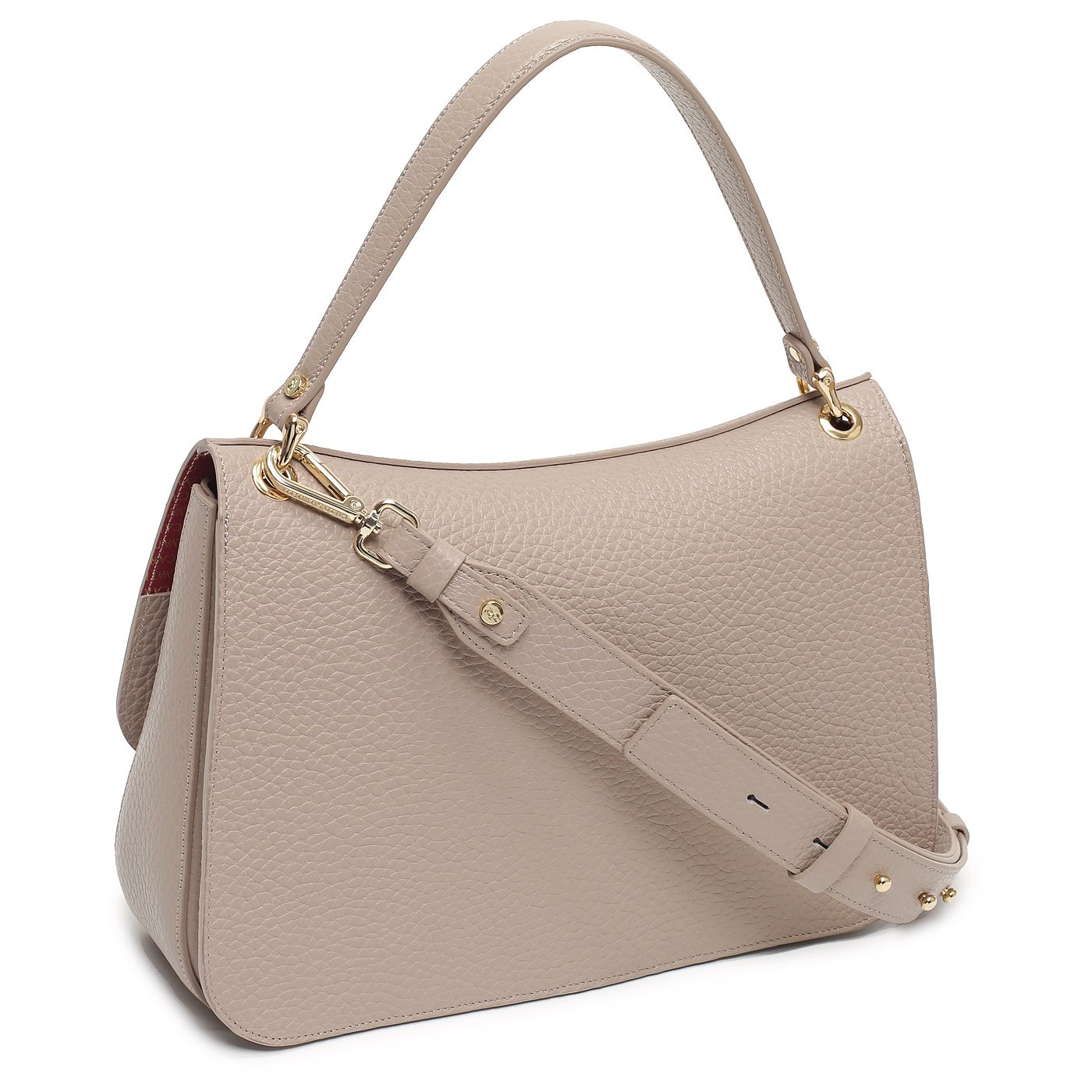 Кожаная сумка Carlo Salvatelli Madeleine cervino