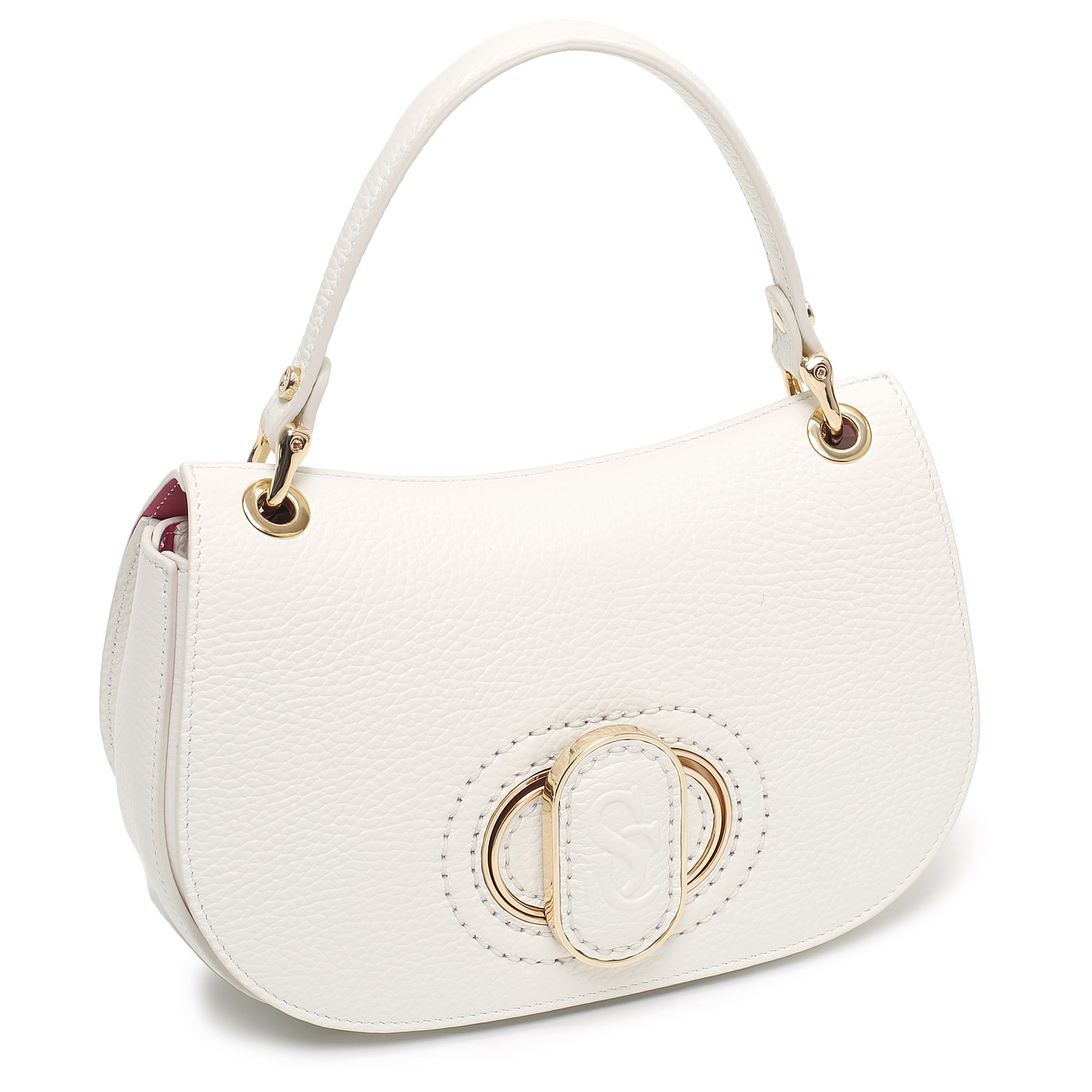 Кожаная сумка Carlo Salvatelli Madeleine gemma