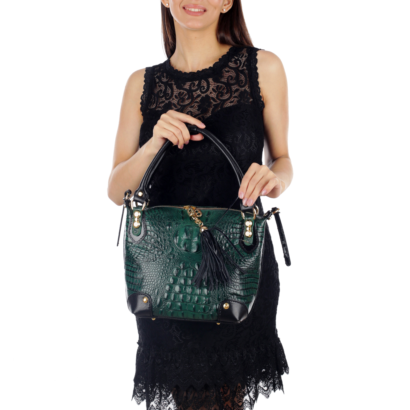 Кожаная сумка Marino Orlandi 