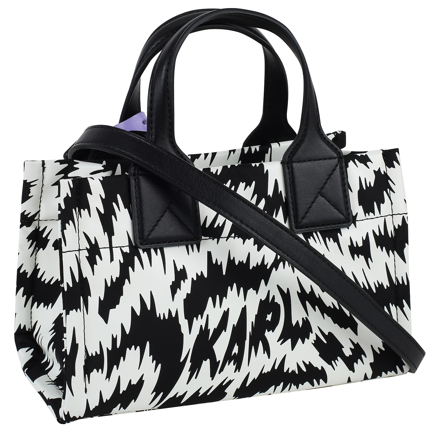 Сумка с двумя ручками Karl Lagerfeld Zebra
