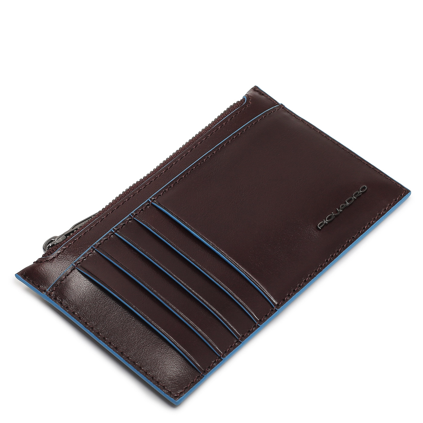 Кожаная визитница Piquadro Blue square