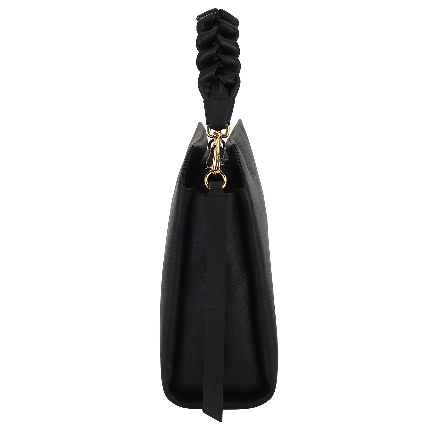 Кожаная сумка с плетеной ручкой Coccinelle Boheme Grana Double