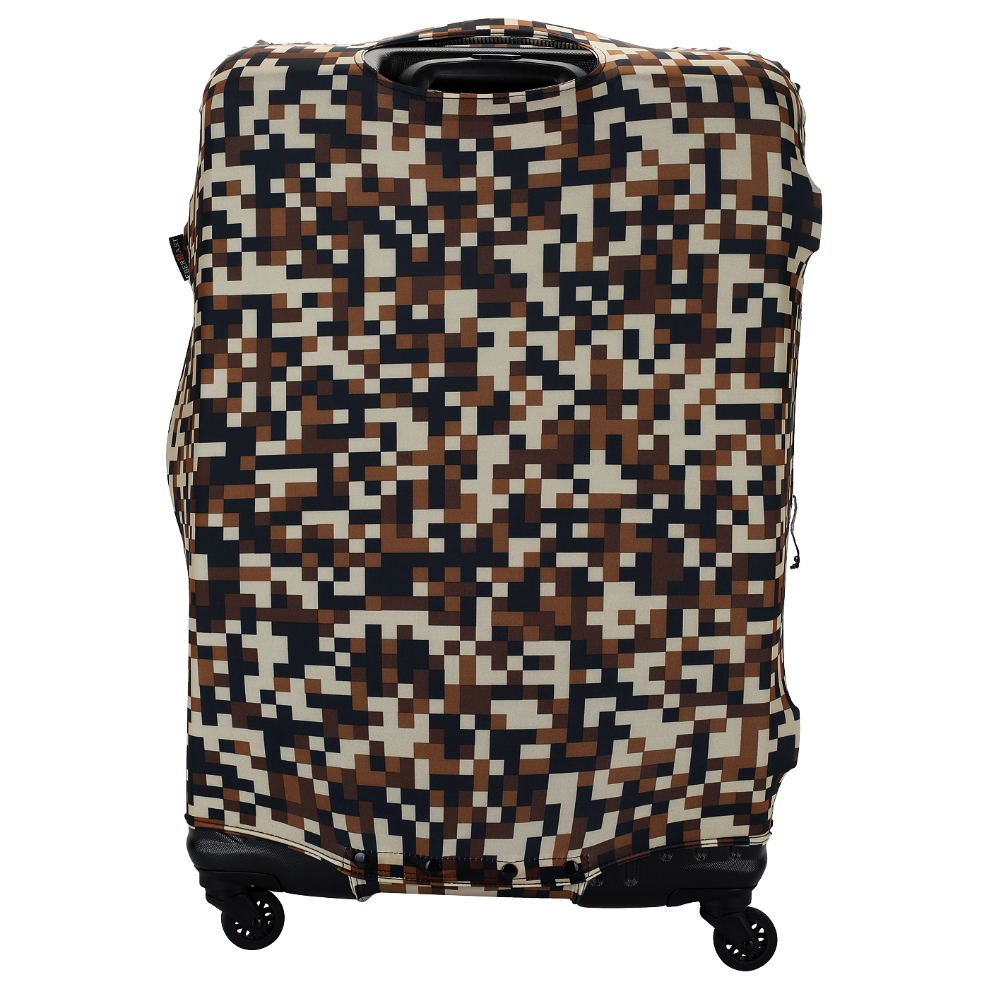 Чехол для чемодана Eberhart Brown Camo Pixels
