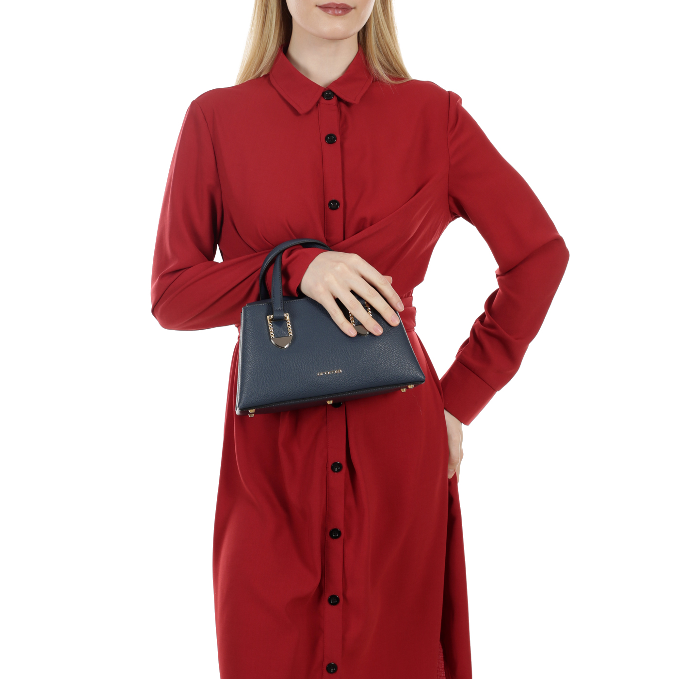 Кожаная сумка Cromia Mina