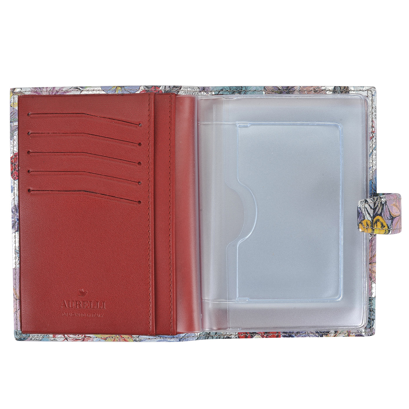 Кожаная обложка для автодокументов Aurelli Luna fiore