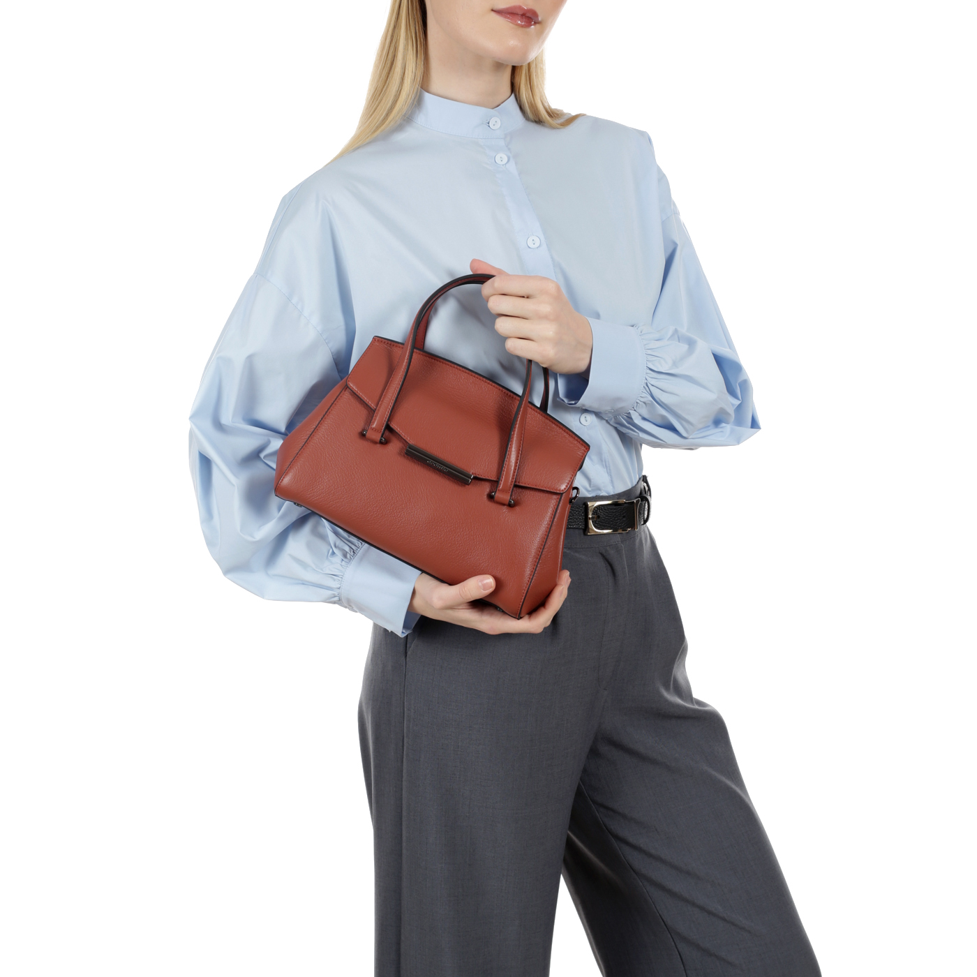 Кожаная сумка Cromia Loren