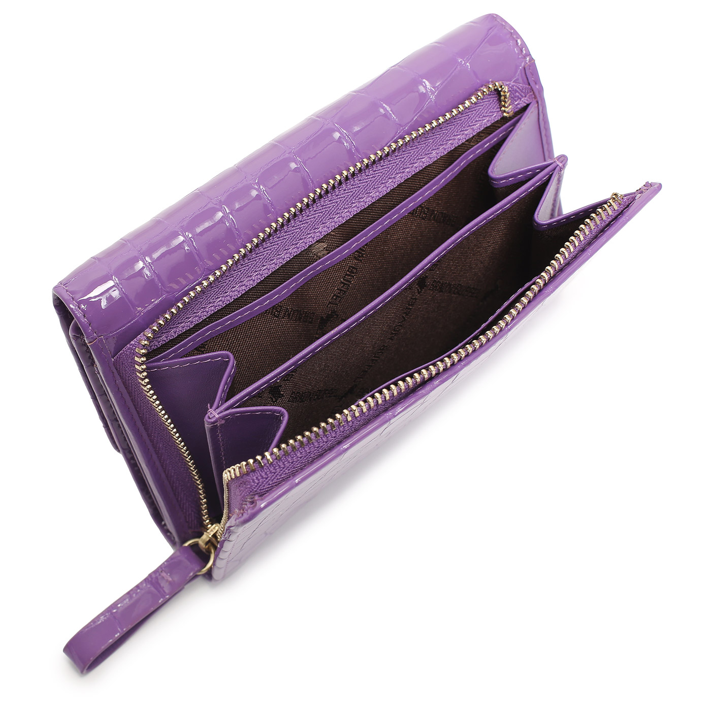 Лакированное складное портмоне Braun Buffel Verona