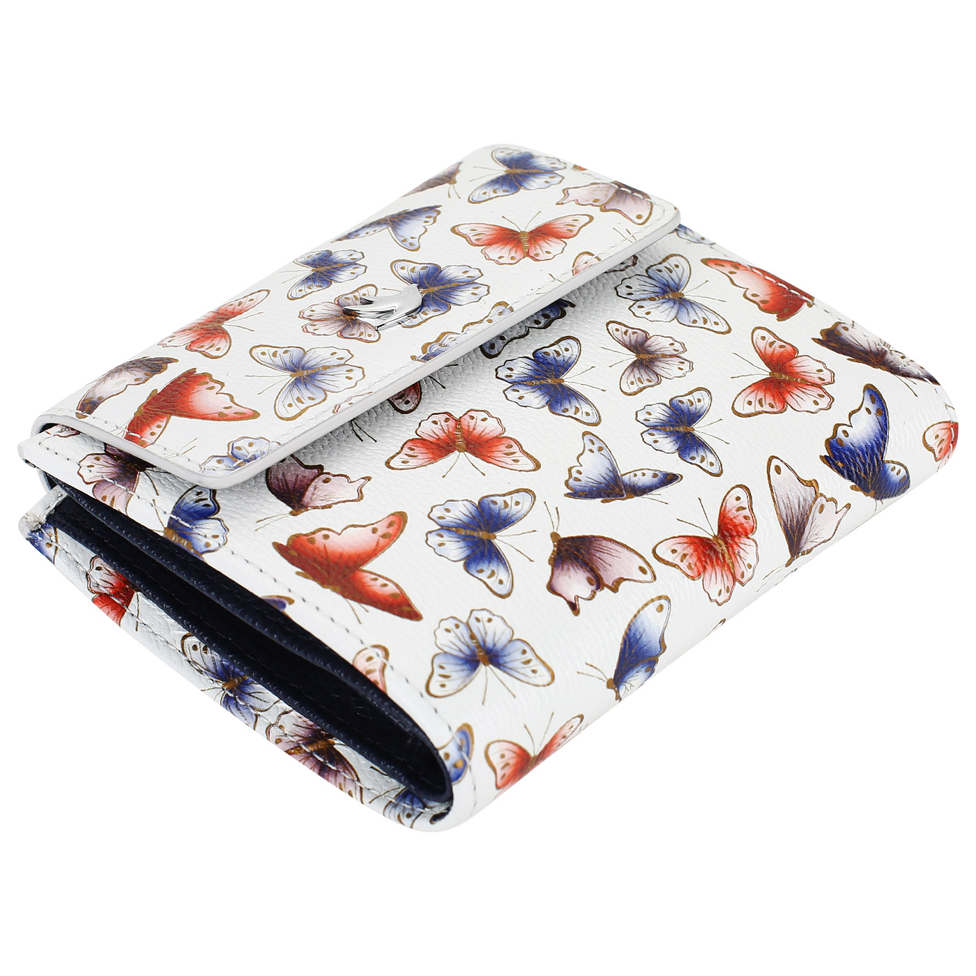 Компактный кошелек на кнопке Aurelli Alma fantasia