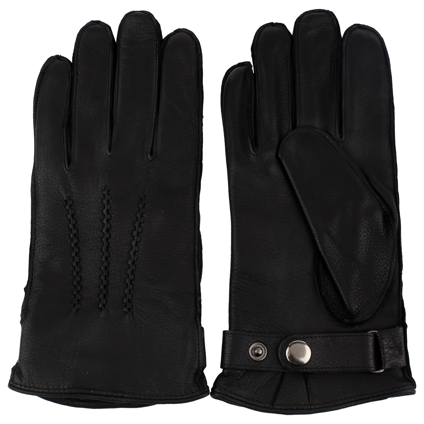 Кожаные перчатки с ремешком Stevens 