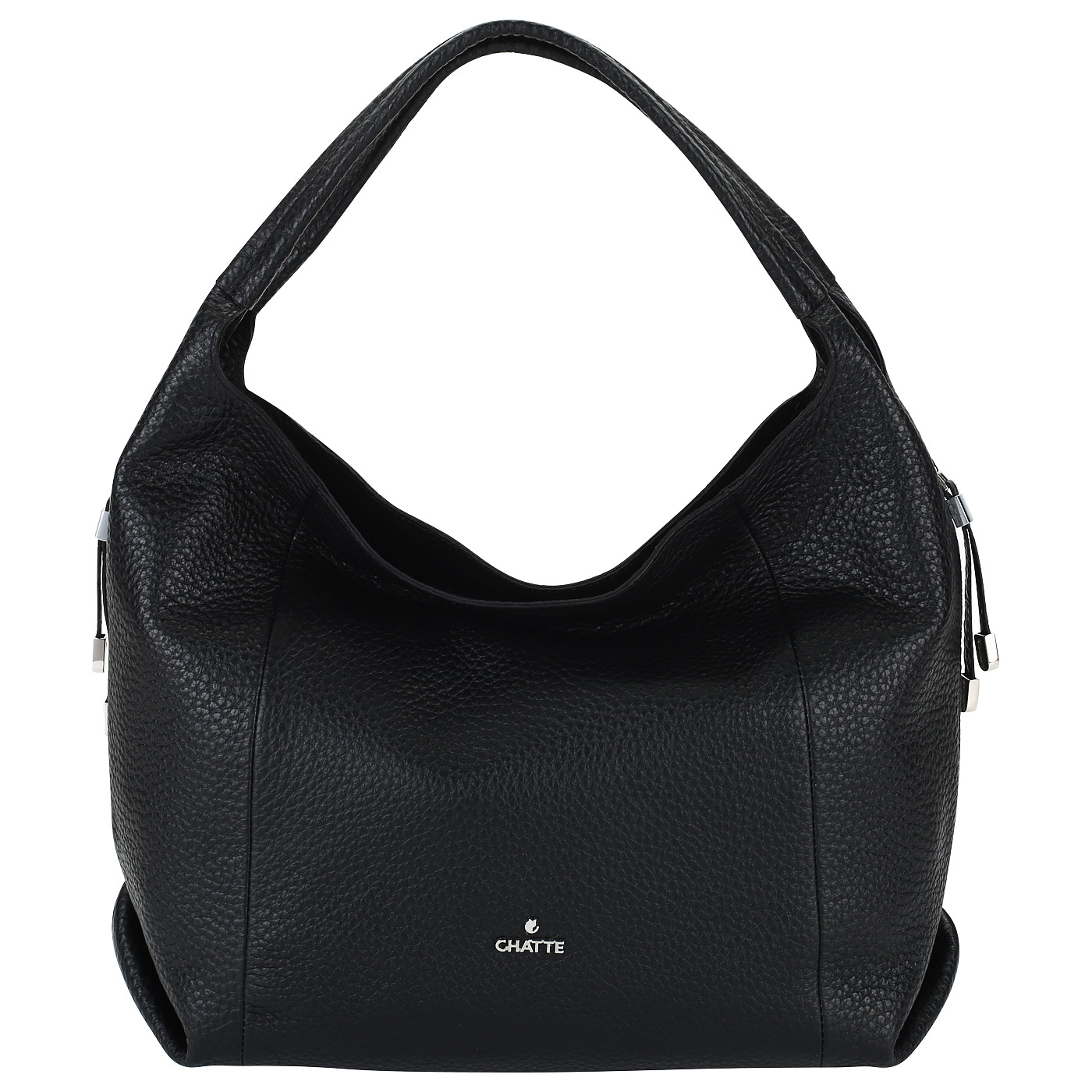 Chatte Черная кожаная сумка