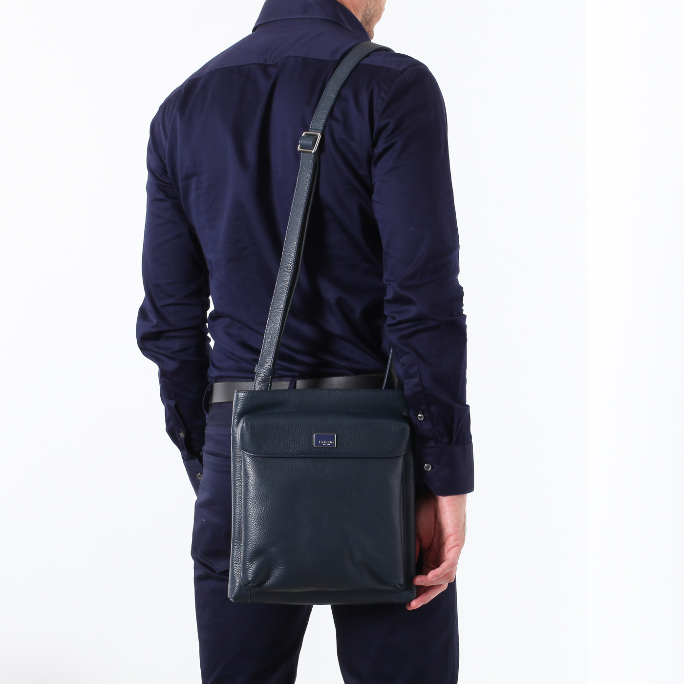 Кожаная сумка через плечо Dr. Koffer 