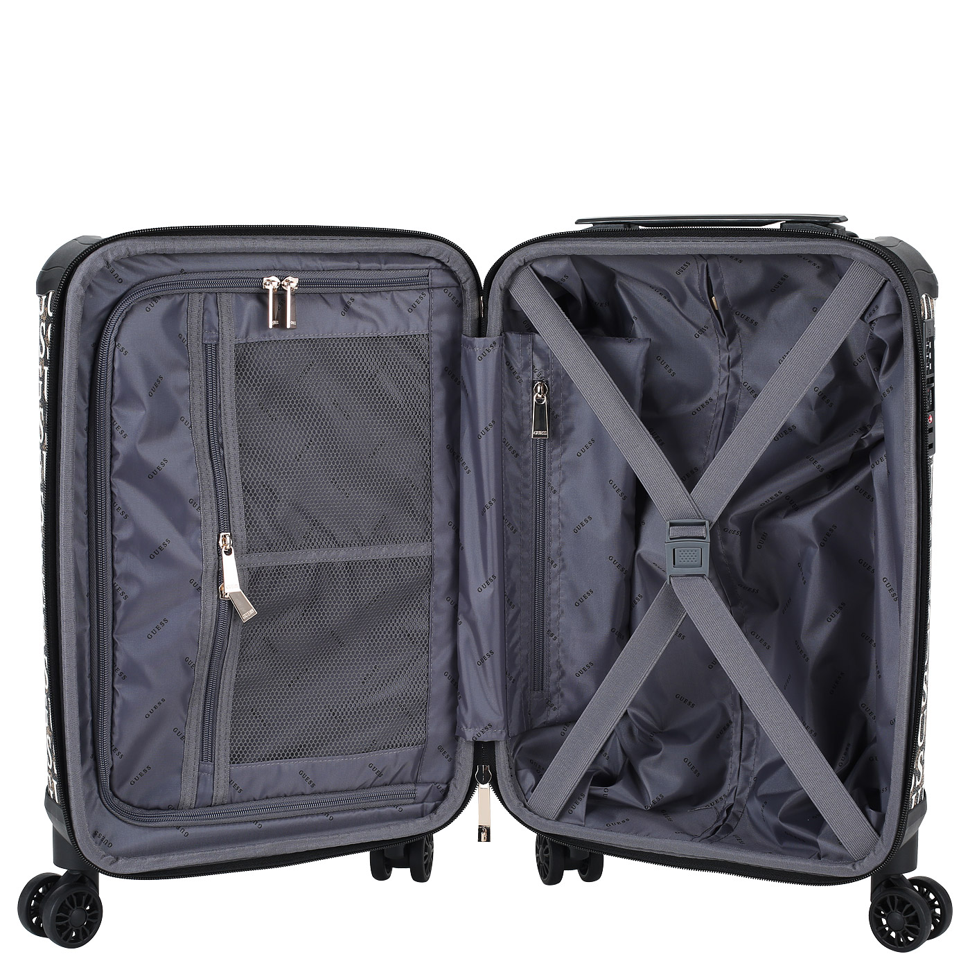 Чемодан маленький S из полиурeтана Guess Stark