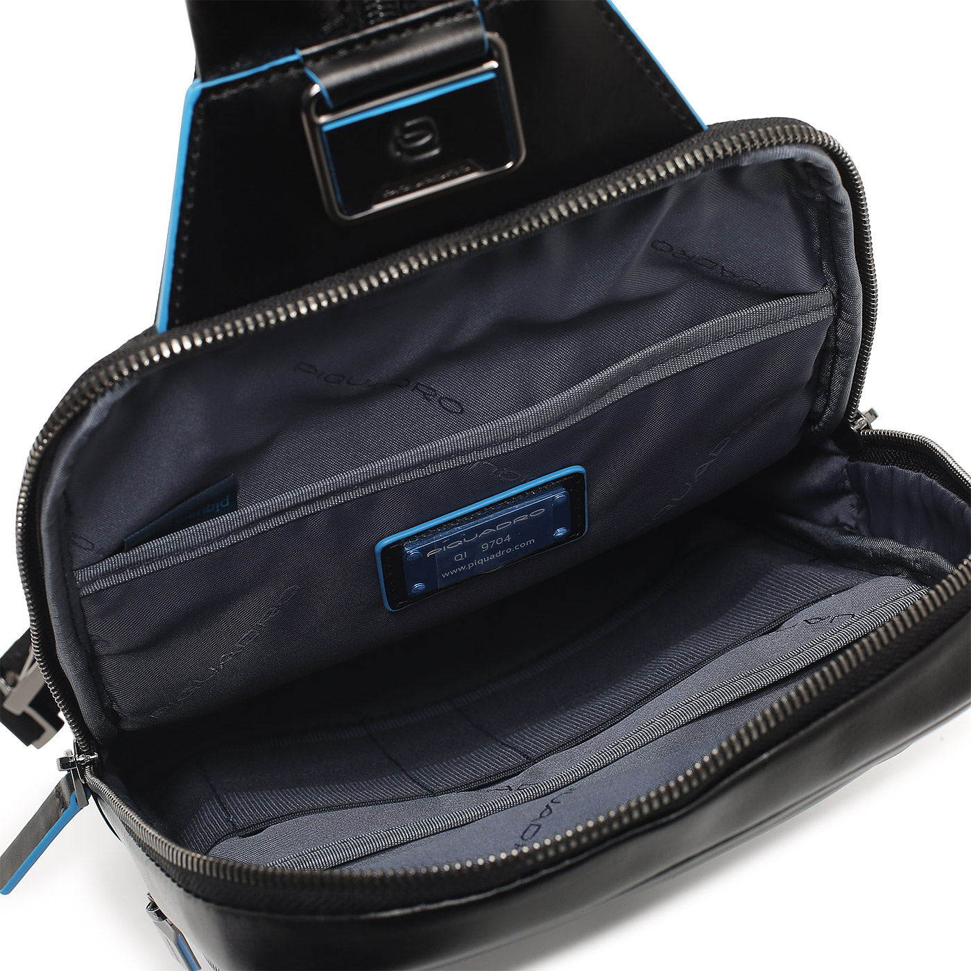 Однолямочный рюкзак Piquadro Blue square