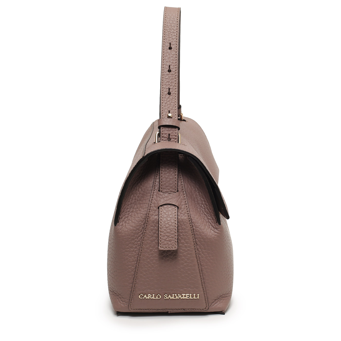 Кожаная сумка Carlo Salvatelli Double