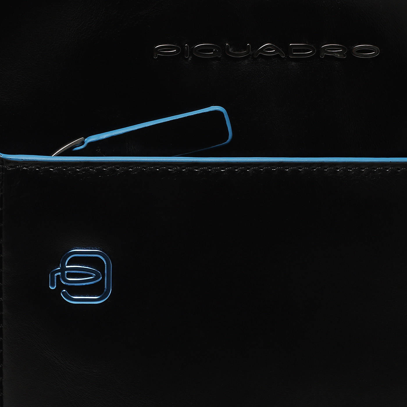 Кожаная сумка через плечо Piquadro Blue square