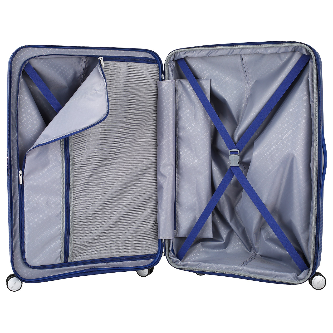 Чемодан большой L из полипропилена с кодовым замком American Tourister Soundbox