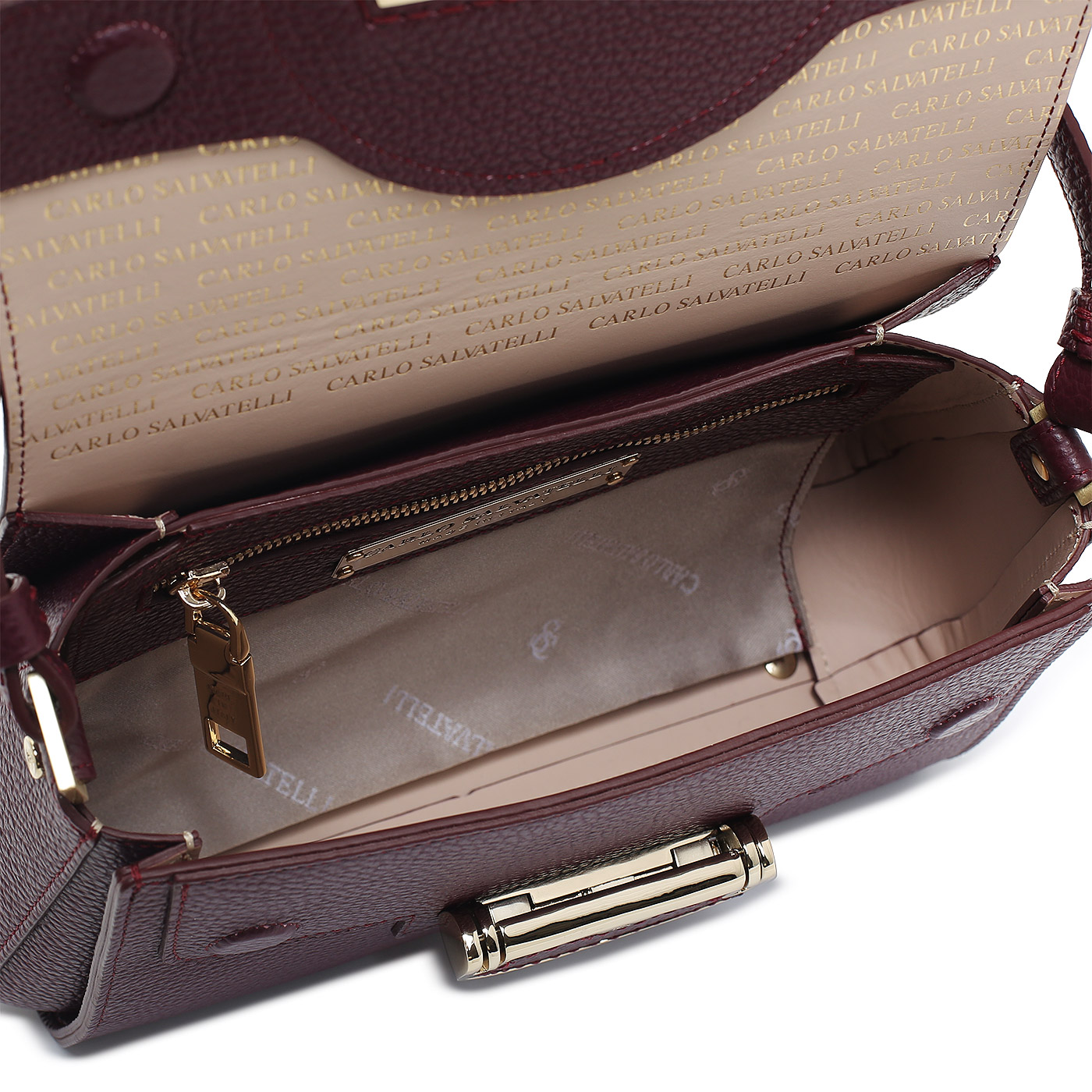 Кожаная сумка Carlo Salvatelli Tiziana gemma