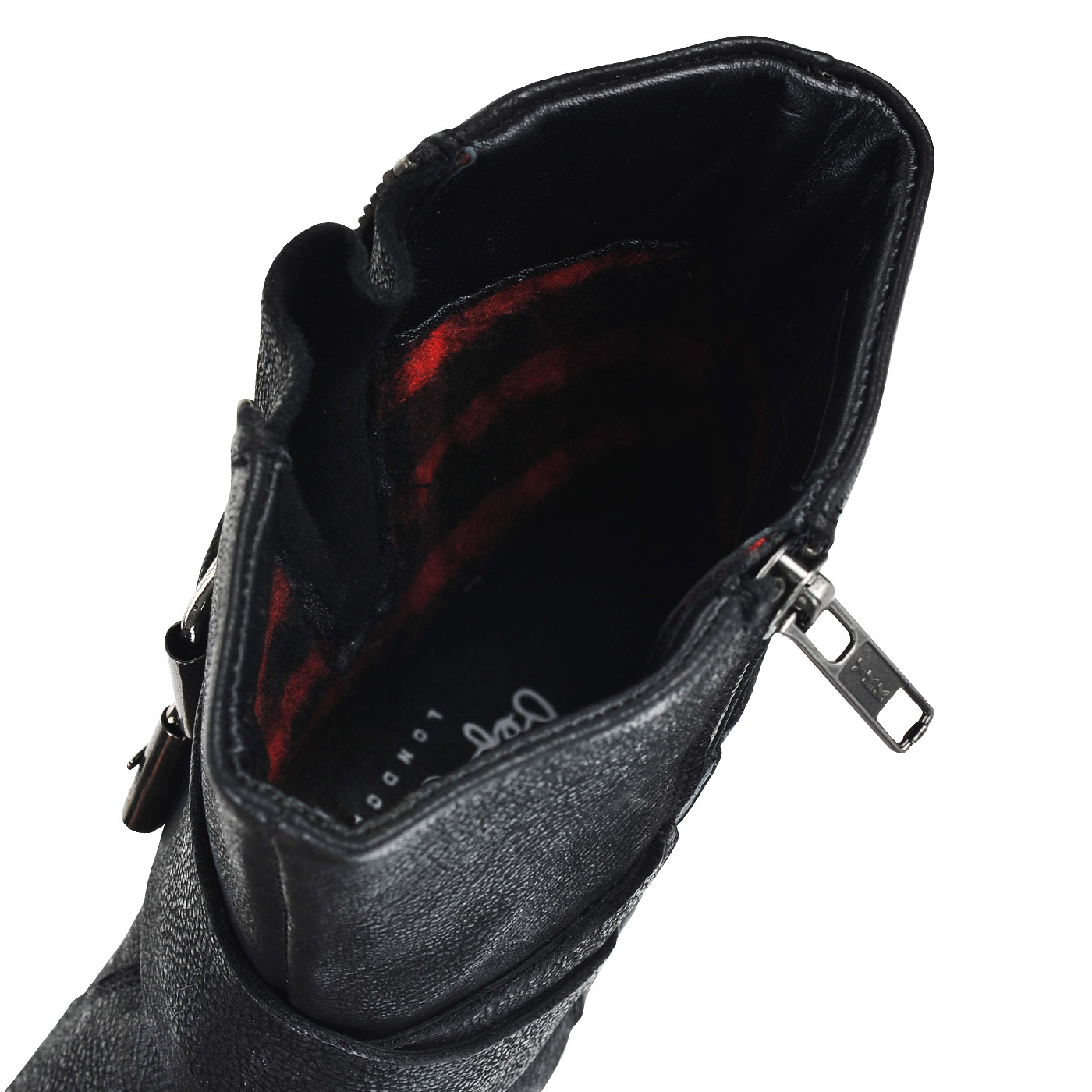 Женские полусапожки на молнии из натуральной кожи Pepe Jeans London Hellen