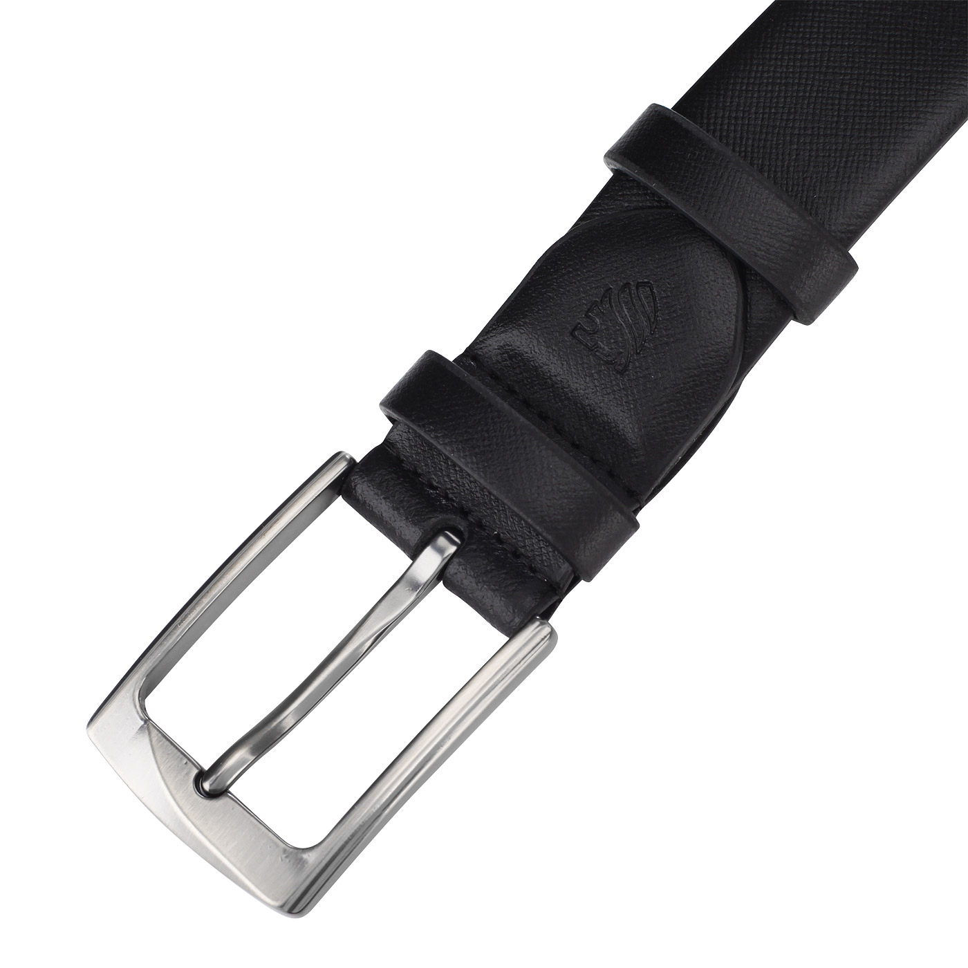 Ремень из черной сафьяновой кожи Mayrhoff 