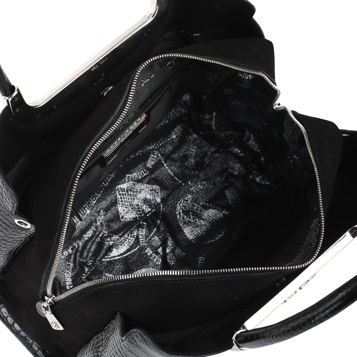 Сумка с отделкой под крокодила Gilda Tonelli Brunello Cam