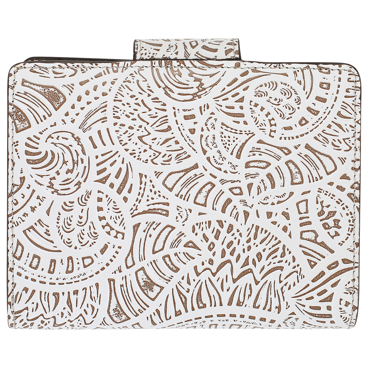 Тисненый кожаный кошелек Chatte Bloom