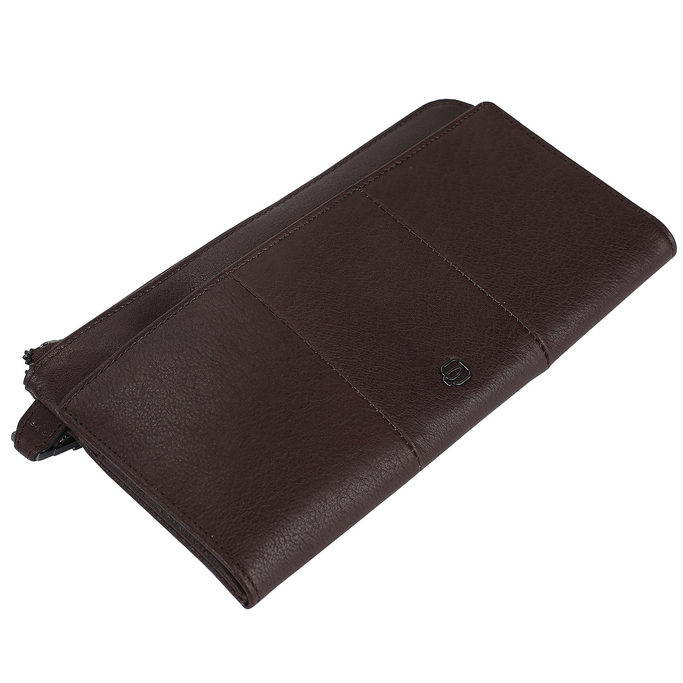 Кожаная сумка-визитка на молнии Piquadro Brief