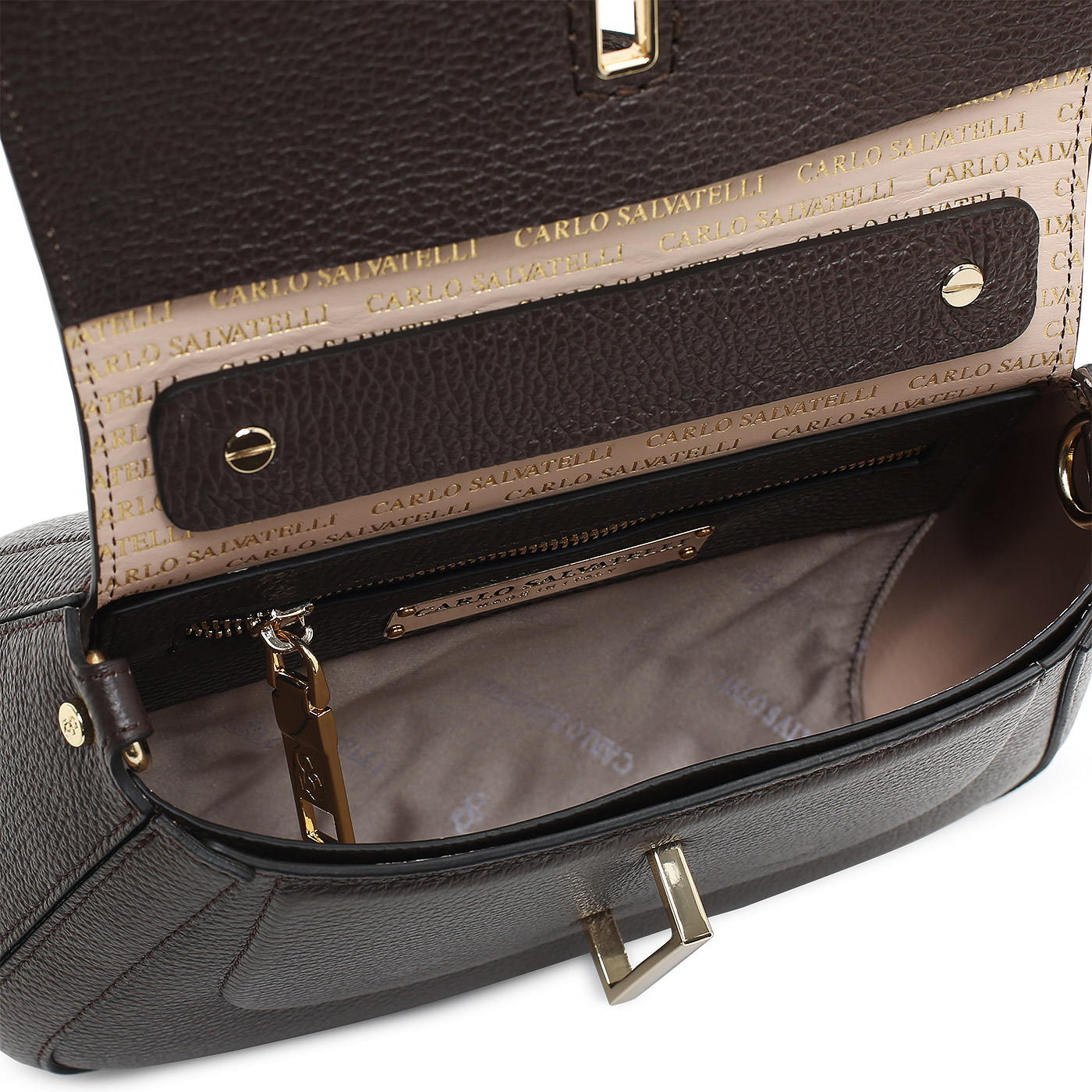 Кожаная сумка Carlo Salvatelli Ives gemma