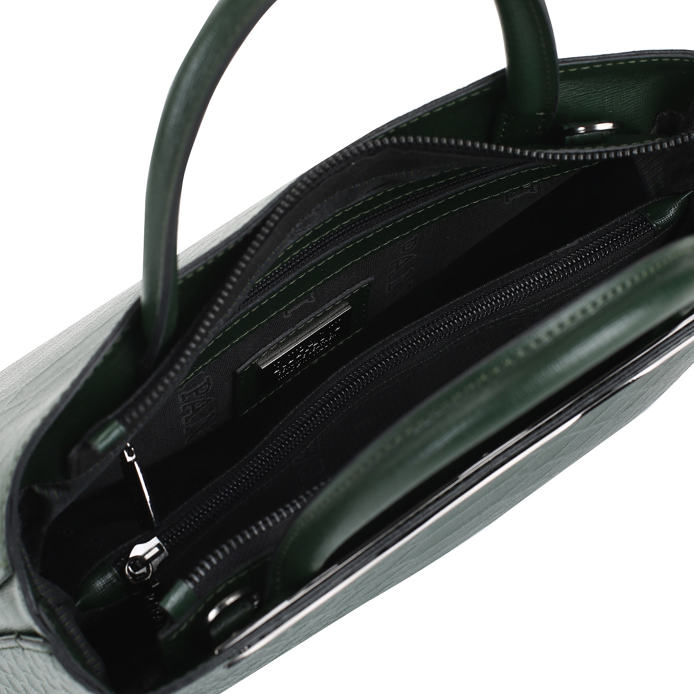 Зеленая сафьяновая сумка Ripani Kenzia