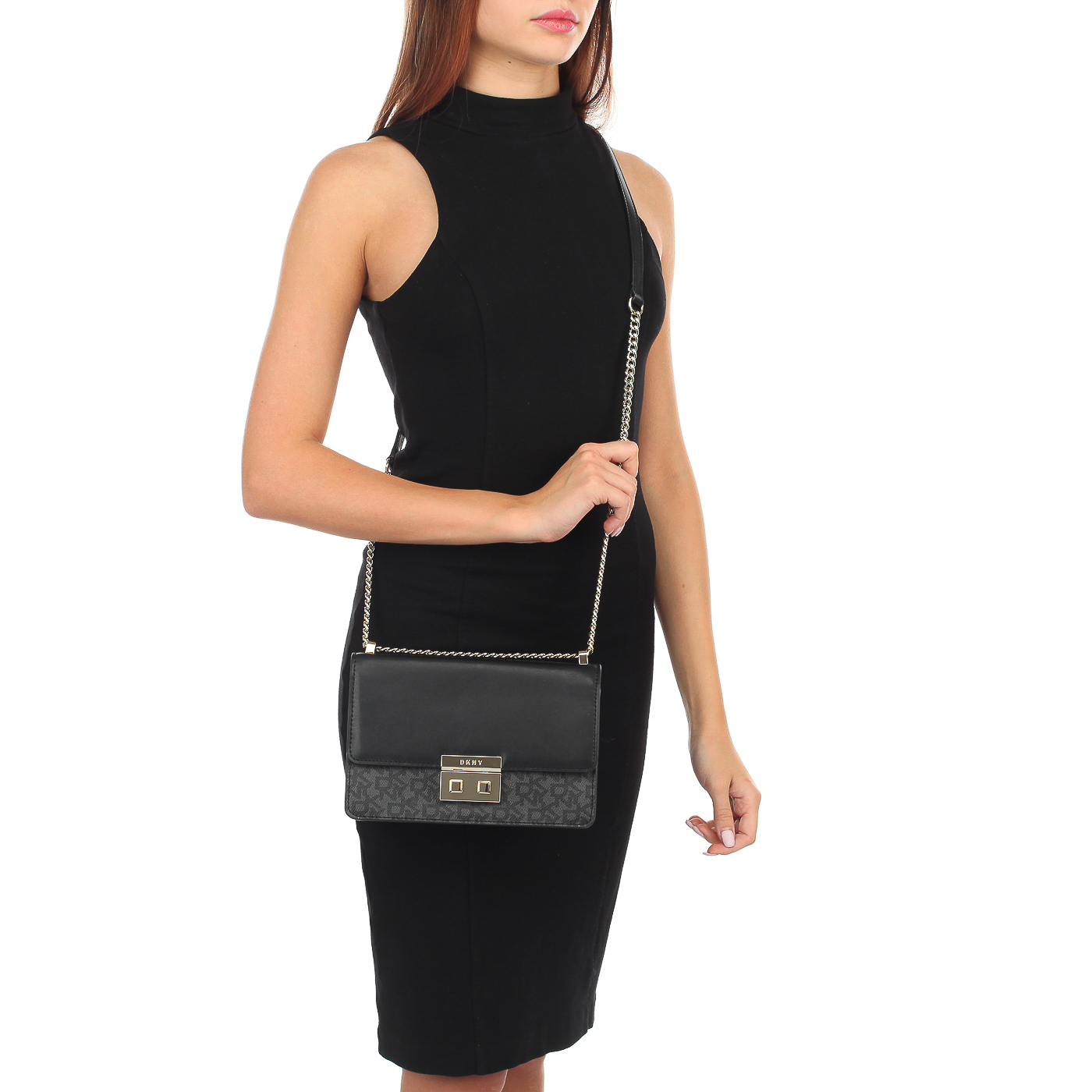 Сумочка с логотипом бренда DKNY Ann