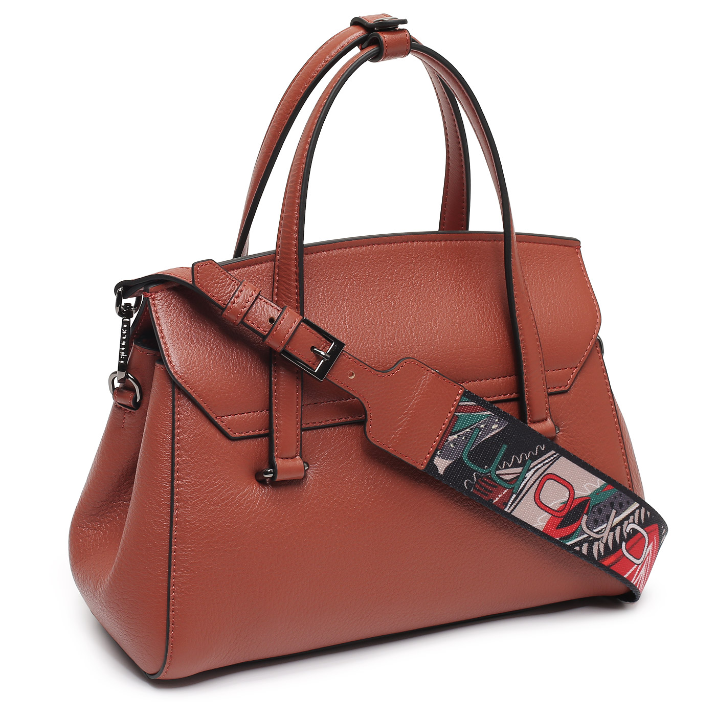 Кожаная сумка Cromia Loren