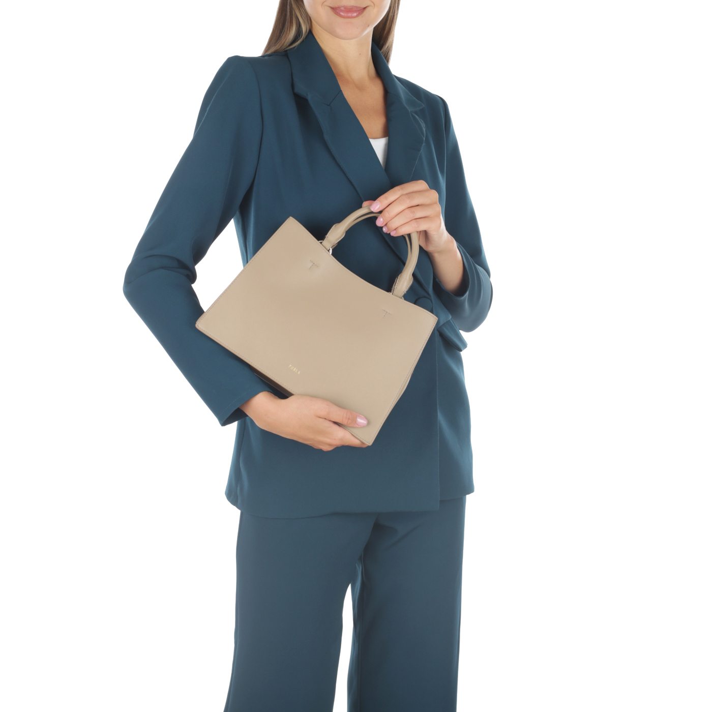 Кожаная сумка Furla Nuvola