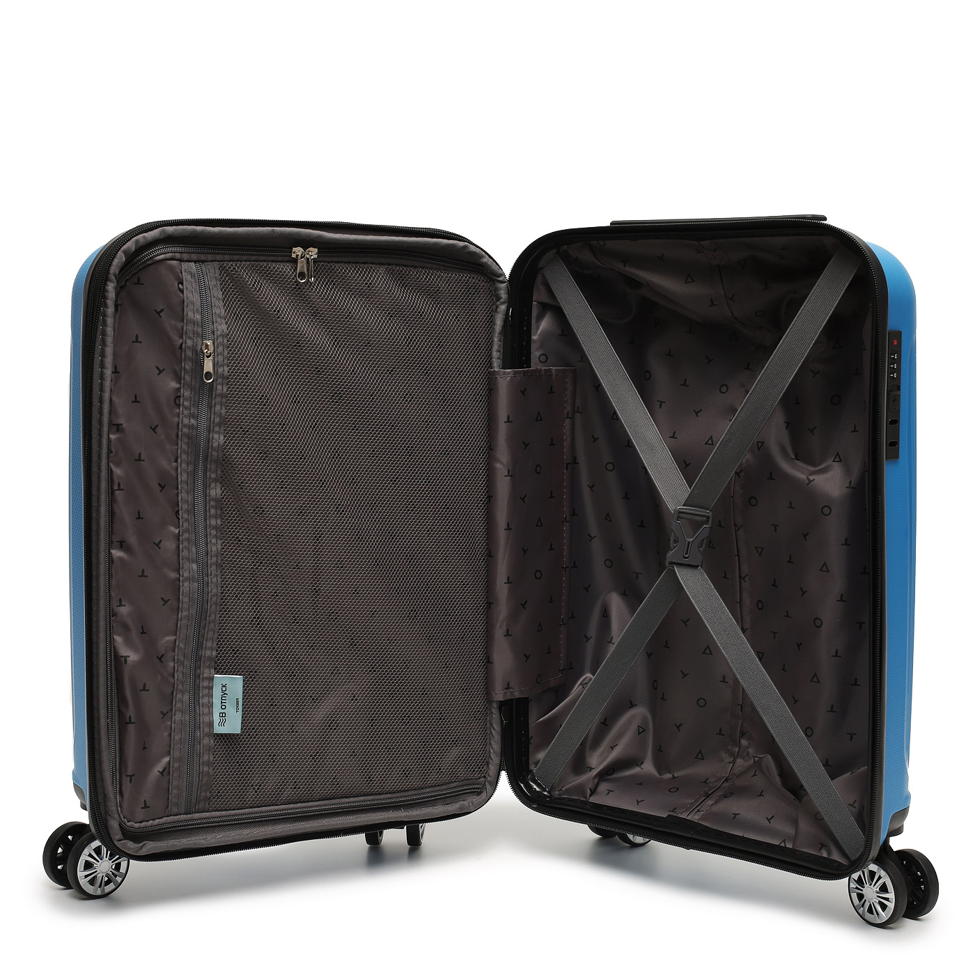 Чемодан маленький S из полипропилена Torber 