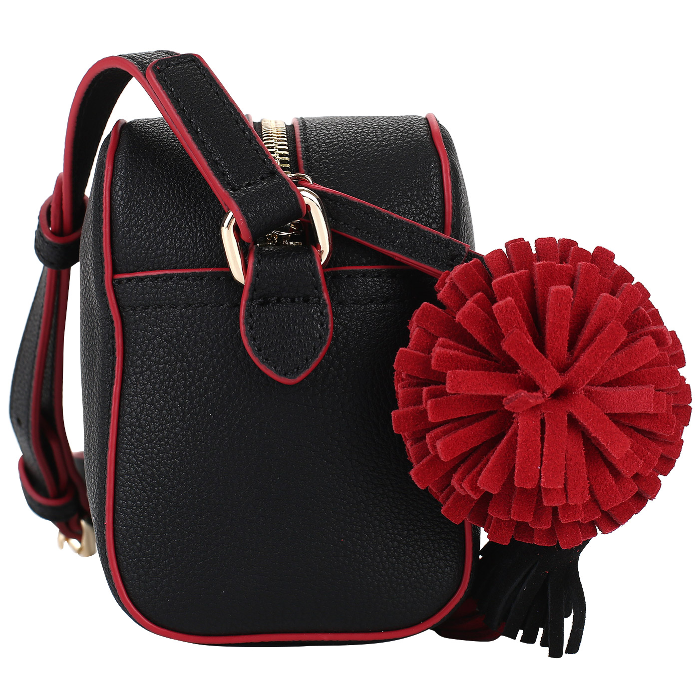 Женская сумочка с брелоком Love Moschino Pom Pom
