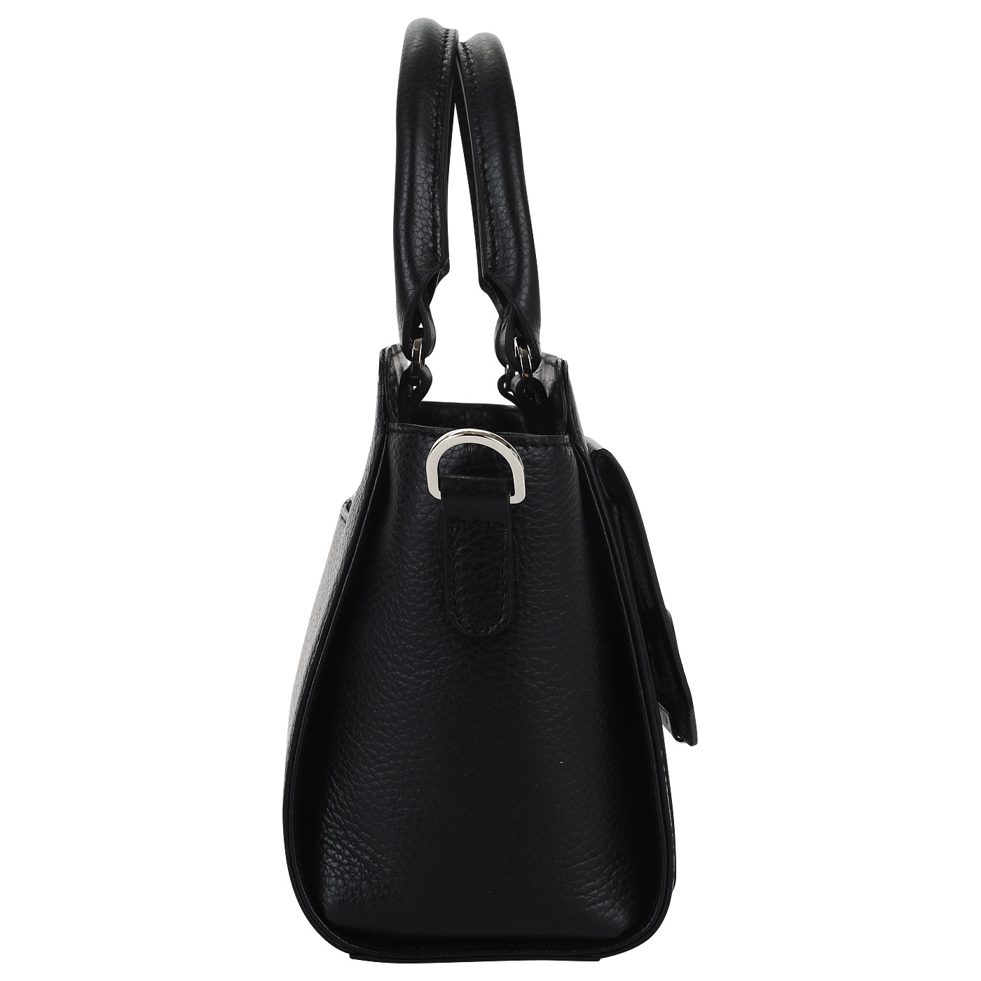 Сумка из черной кожи Chatte Marseille