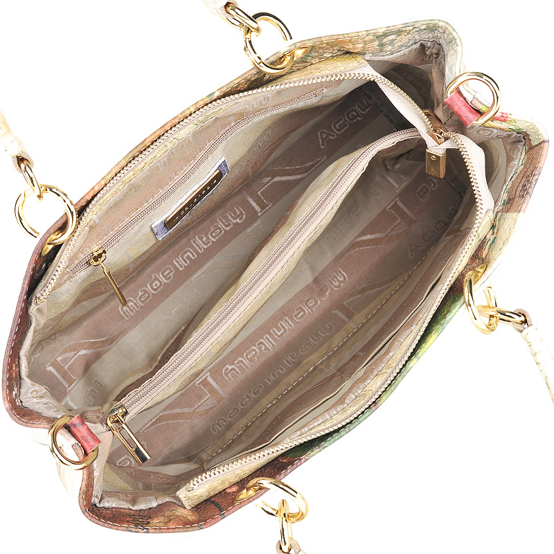 Женская кожаная сумка Acquanegra Paris