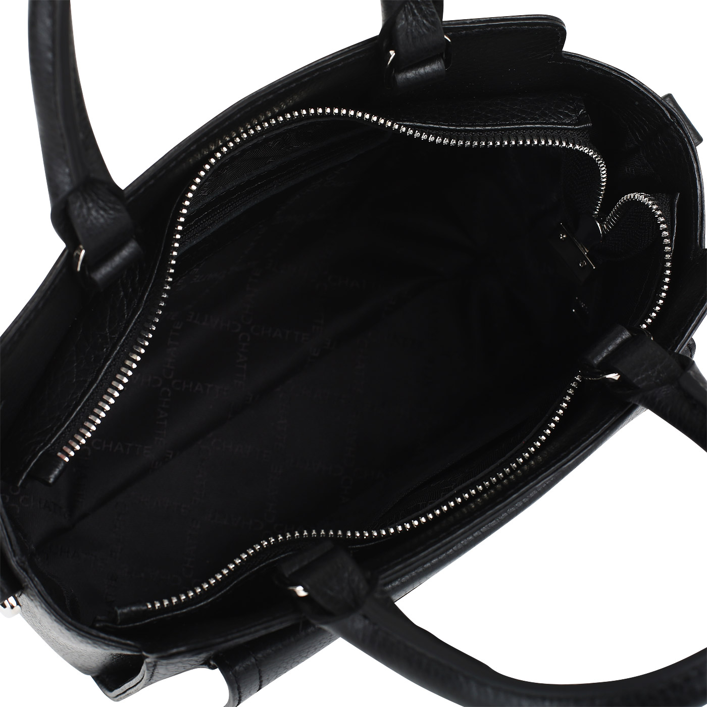 Сумка из черной кожи Chatte Marseille