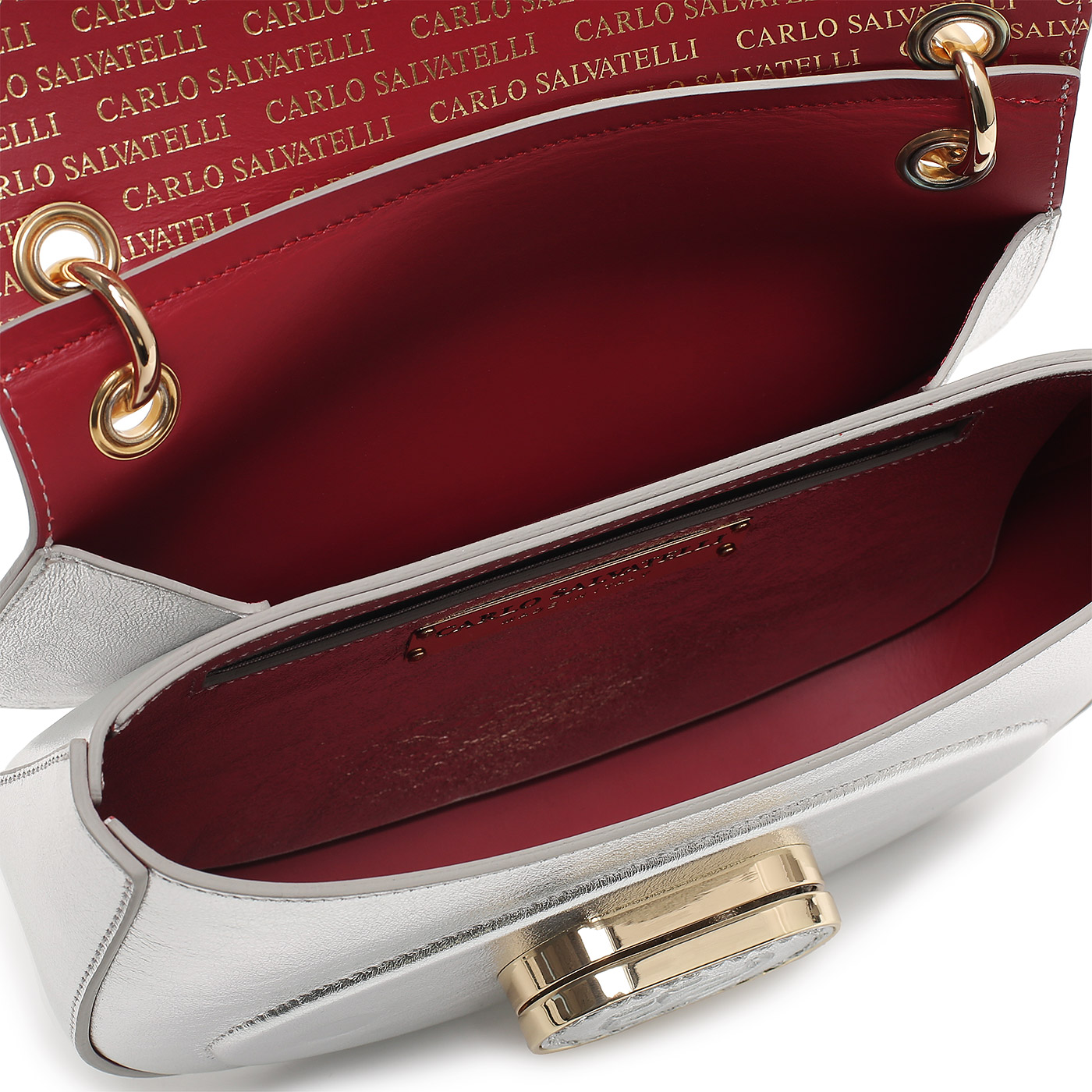 Кожаная сумка Carlo Salvatelli Madeleine ducati