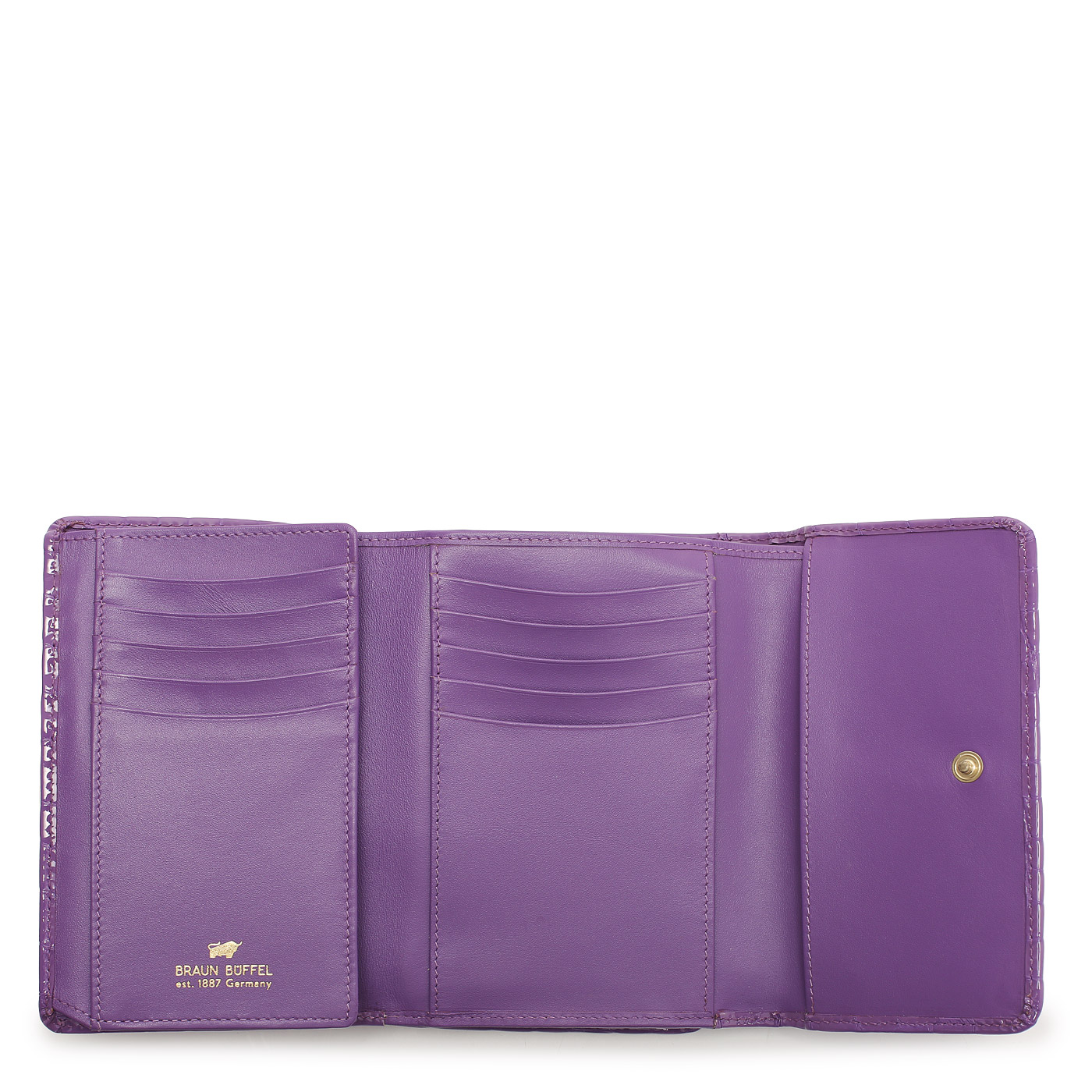 Лакированное складное портмоне Braun Buffel Verona