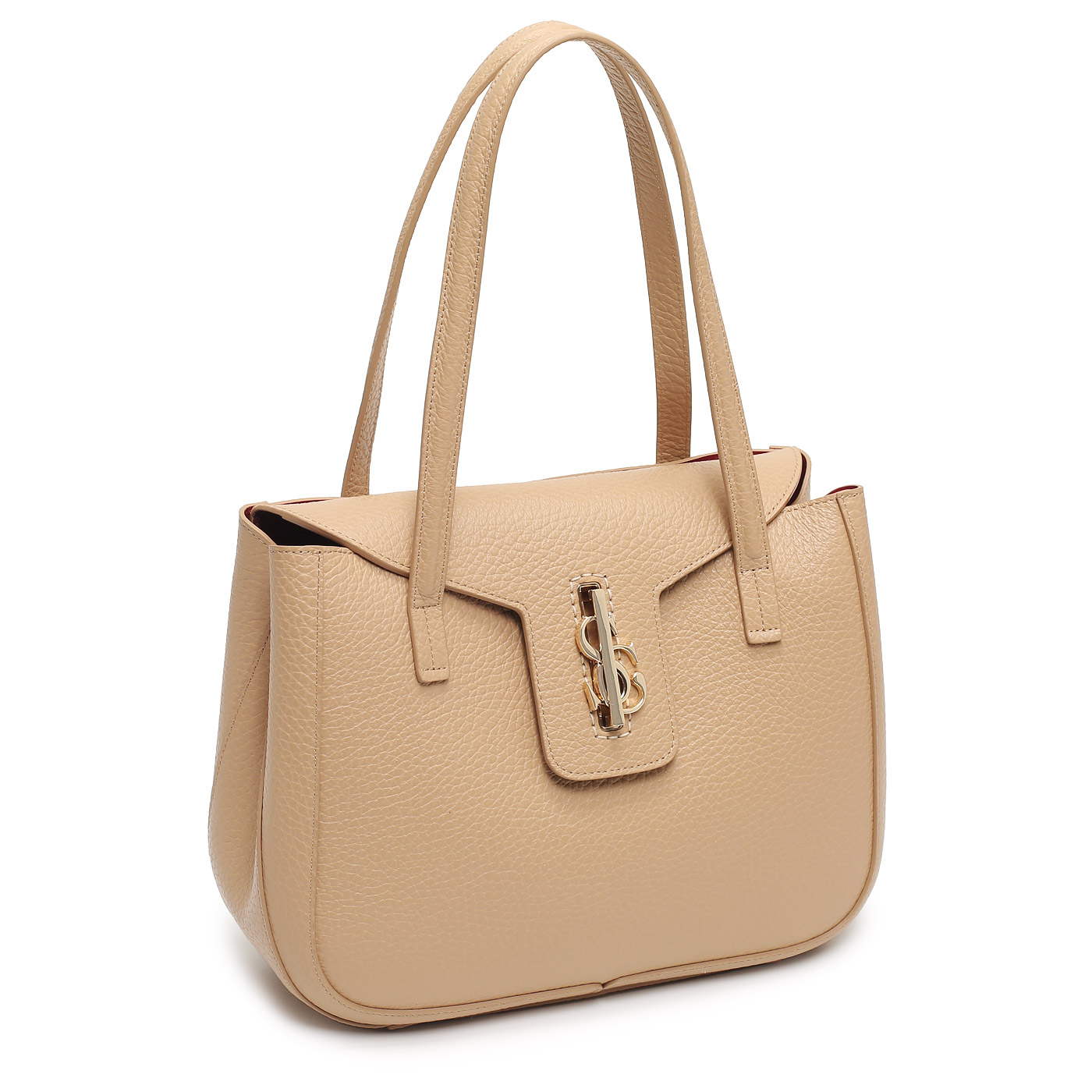 Кожаная сумка Carlo Salvatelli Ives cervino