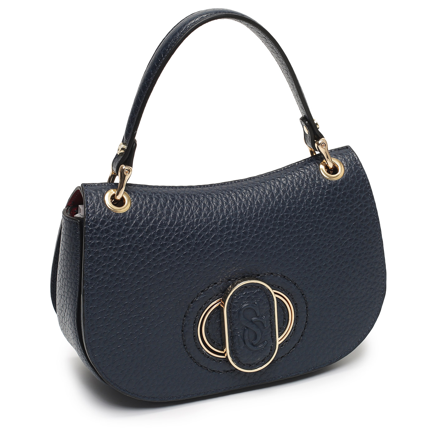 Кожаная сумка Carlo Salvatelli Madeleine cervino