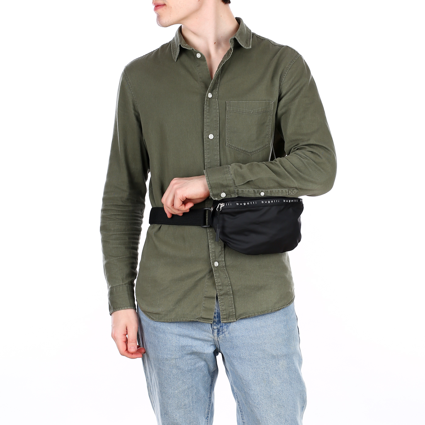 Сумка на пояс Bugatti Blanc Delight