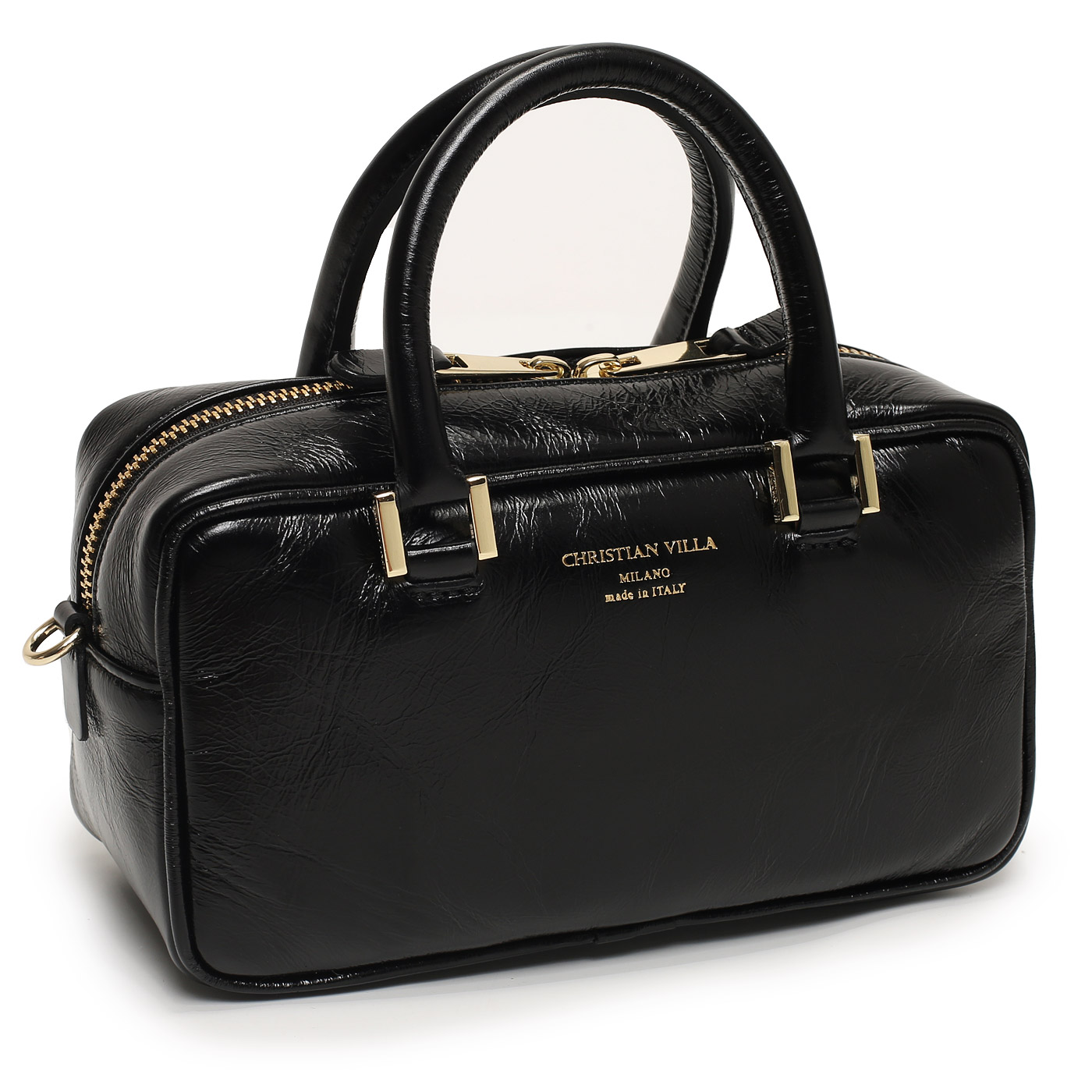 Кожаная сумка Christian Villa Athene Vernice