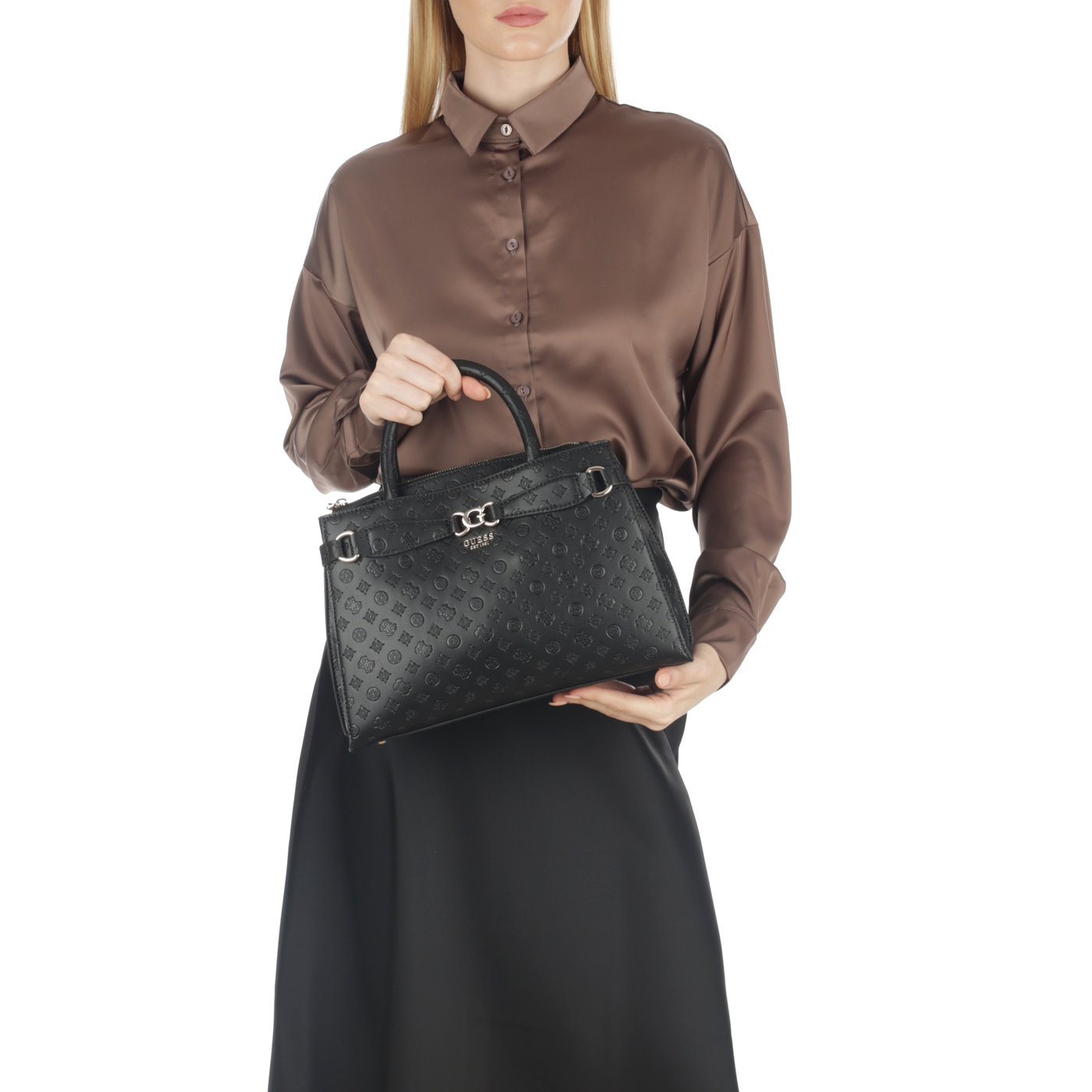 Сумка с двумя ручками Guess Arlena Logo