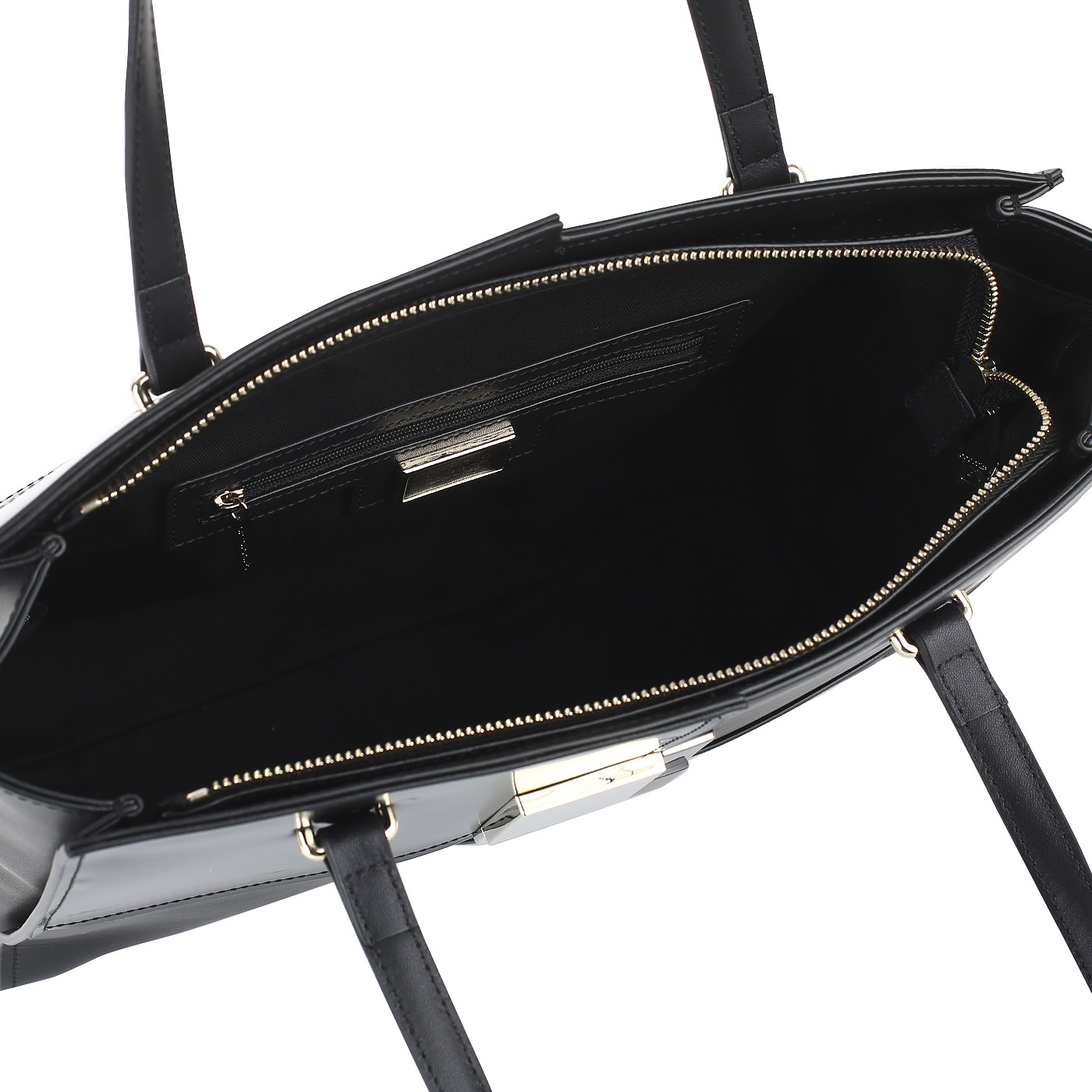 Черная кожаная сумка Cromia Bell